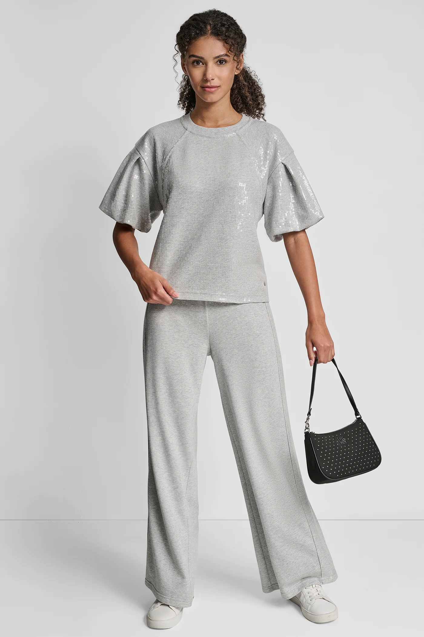 SEQUIN PUFF SLEEVE SWEATER - Image 6
