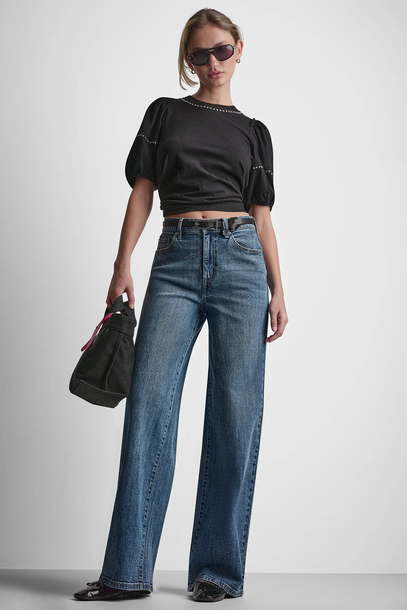 DOME STUDS MINI RUFFLE SHIRT - Image 7