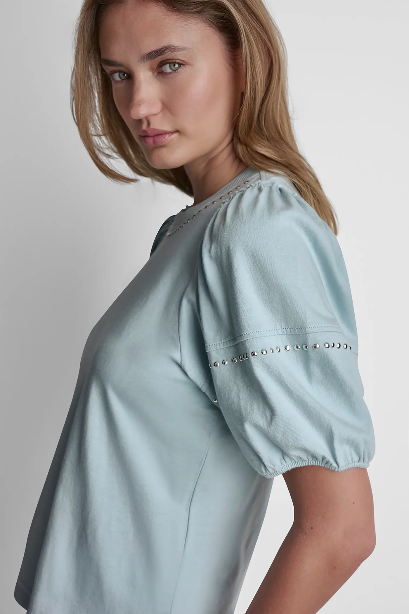 DOME STUDS MINI RUFFLE SHIRT - Image 6