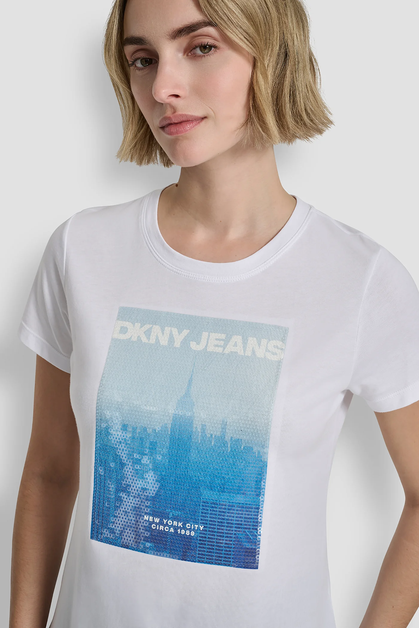 SEQUIN GRAPHIC LOGO TEE - Image 5