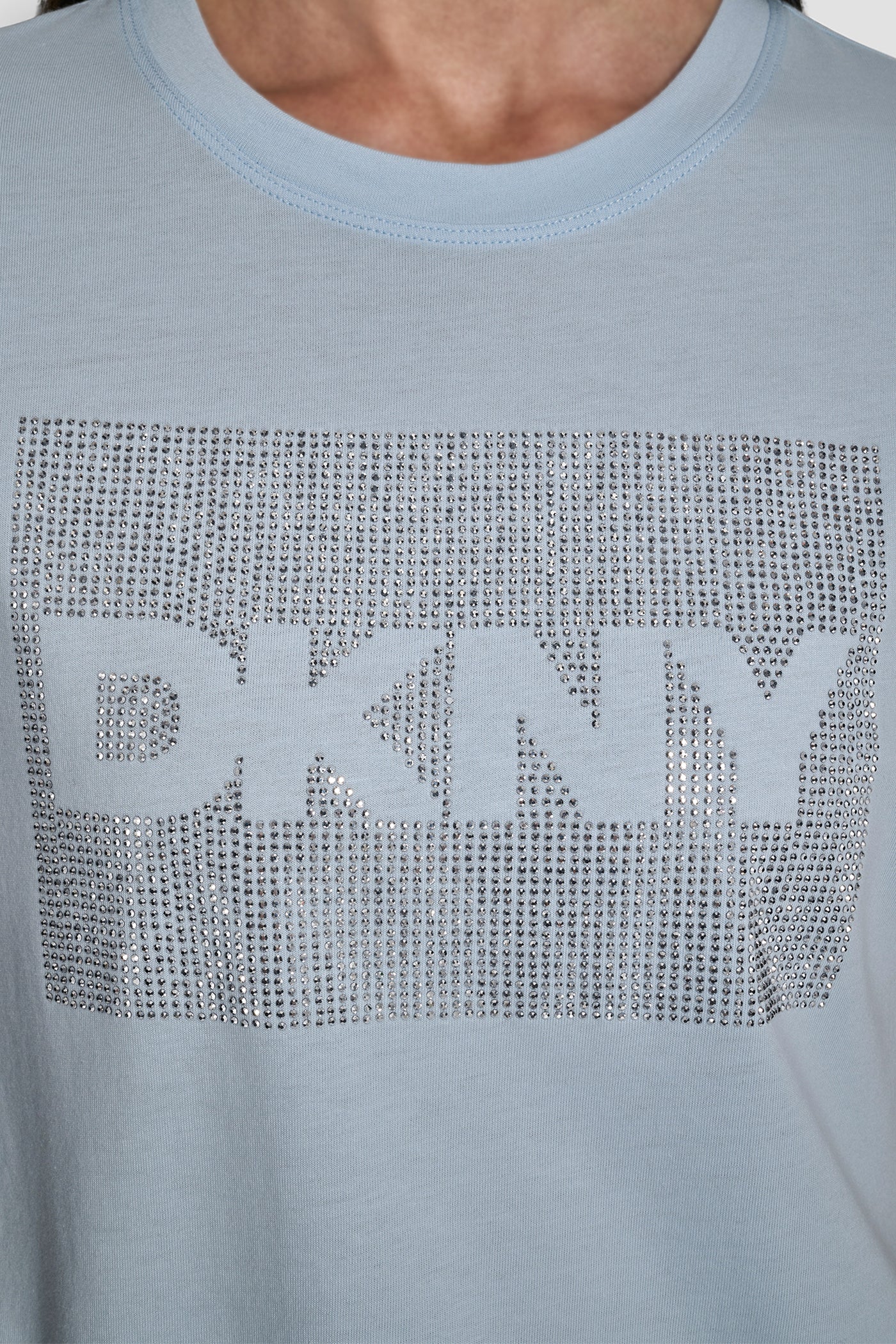 DKNY BOX RHINESTONE LOGO TEE - Image 6