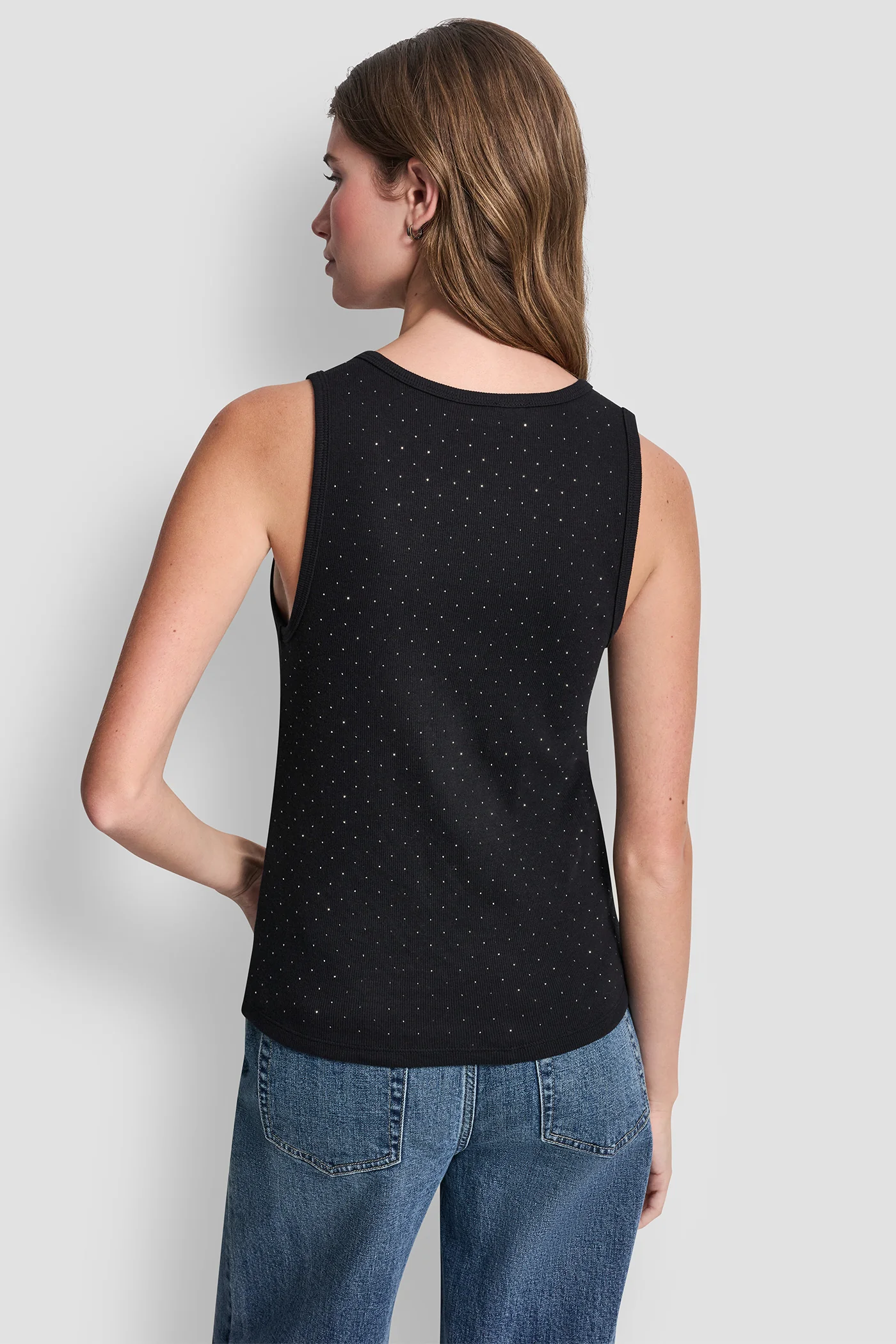 RHINESTONES V-NECK TANK - Image 2