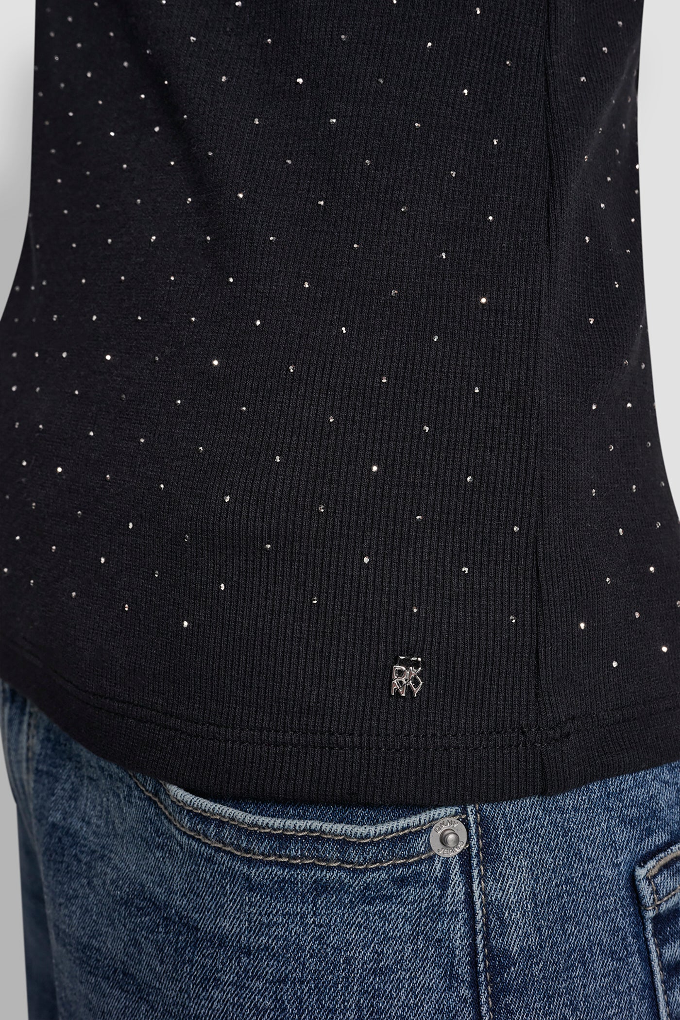 RHINESTONES V-NECK TANK - Image 8