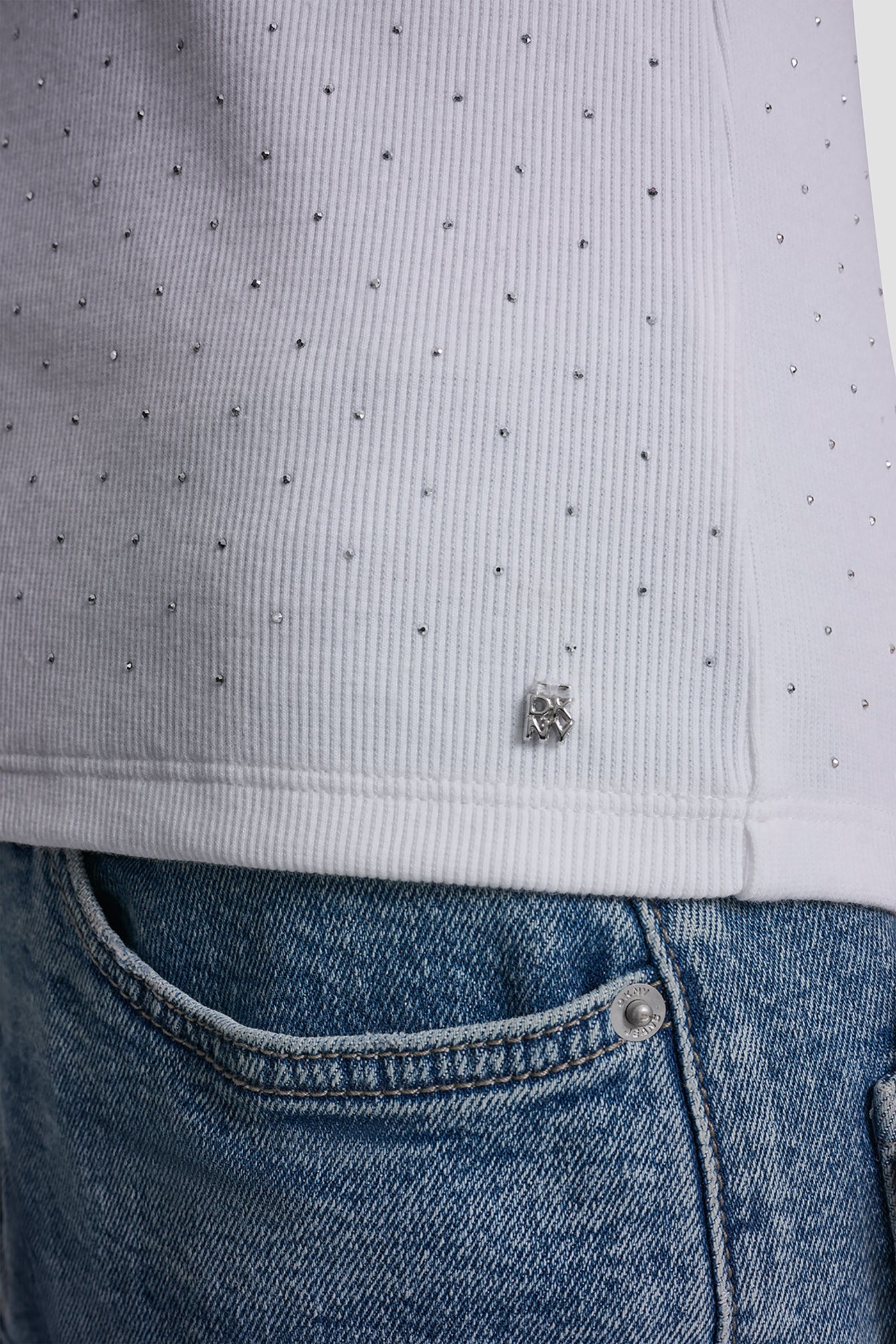 RHINESTONES V-NECK TANK - Image 6