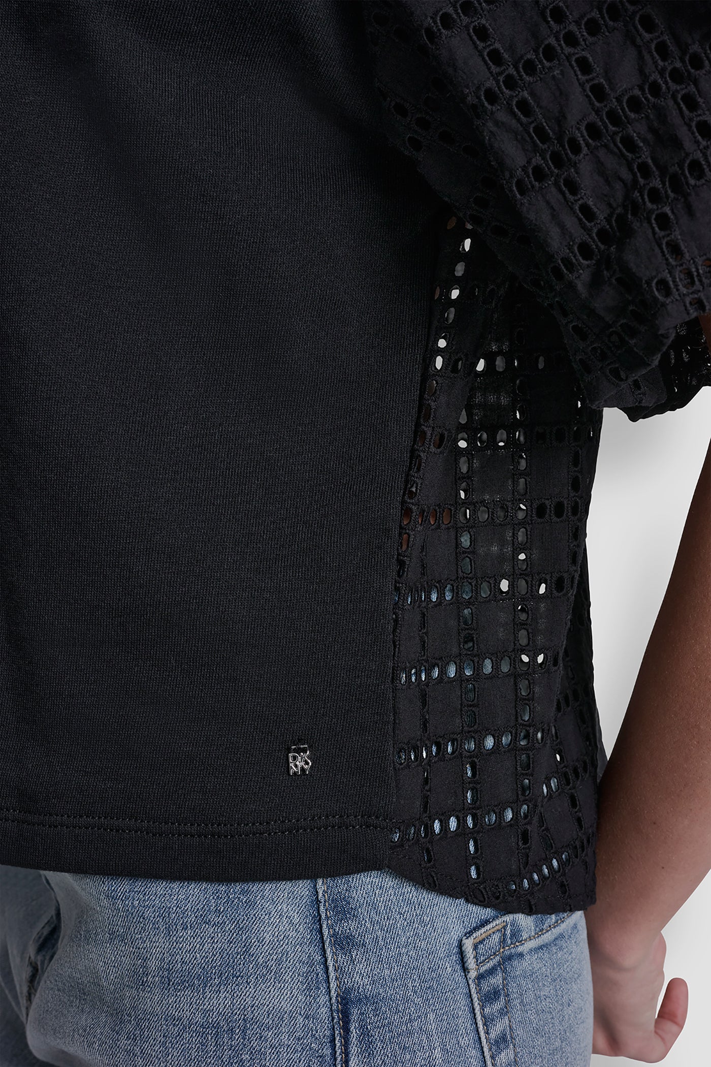 EYELET PUFF SLEEVE SHIRT - Image 6