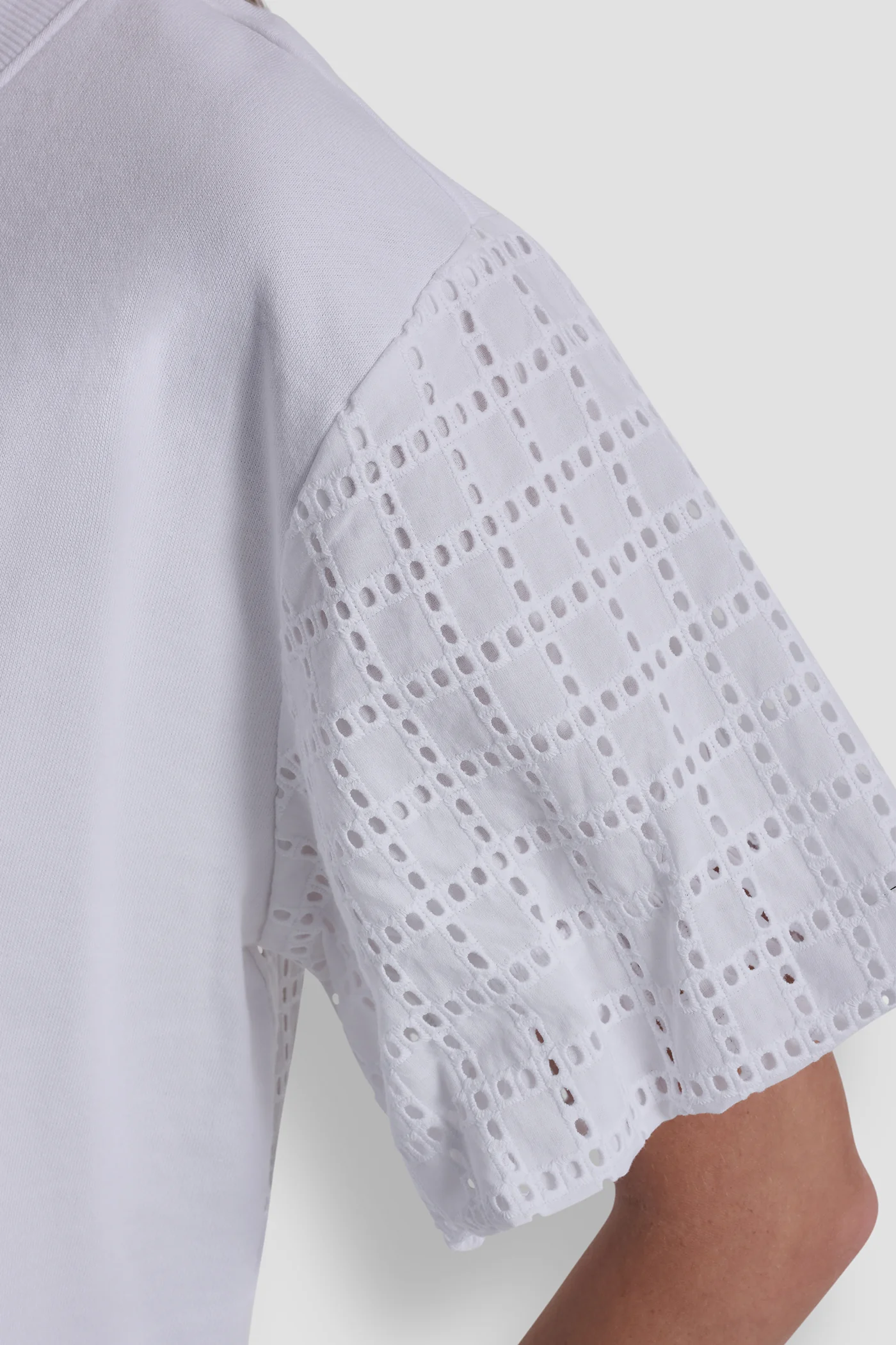 EYELET PUFF SLEEVE SHIRT - Image 6