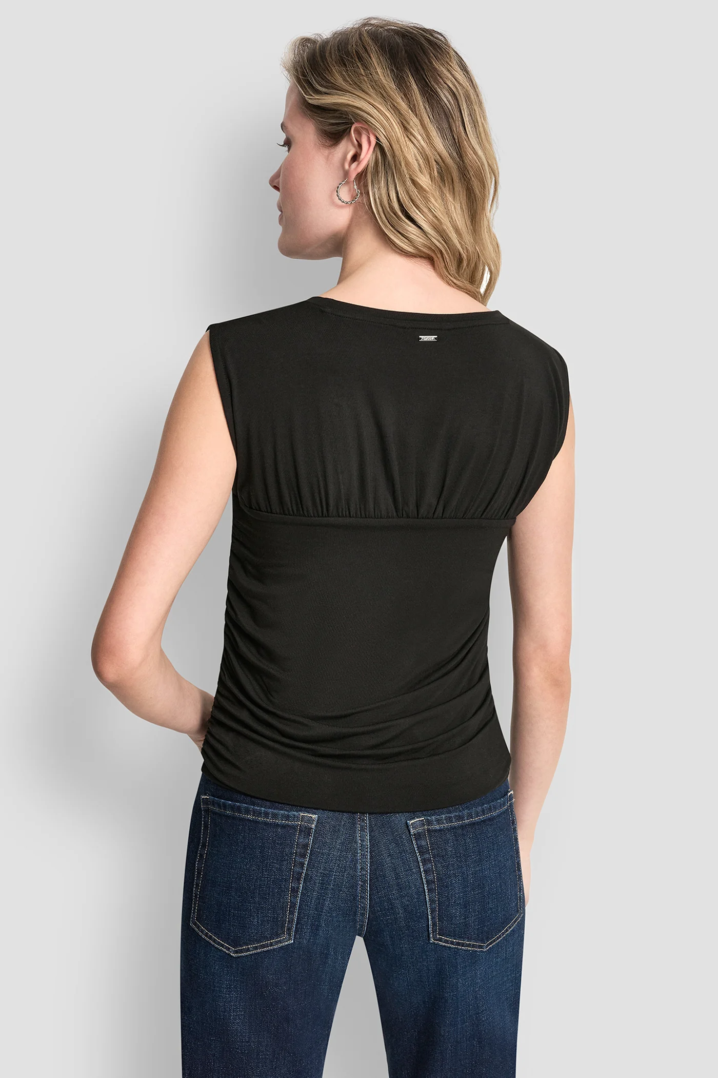RUCHED BODICE SLEEVLESS TOP - Image 2