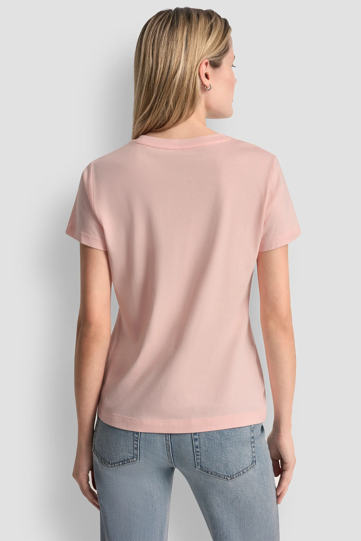 DKNY JEANS STACK LOGO RHINESTONE TEE - Image 3