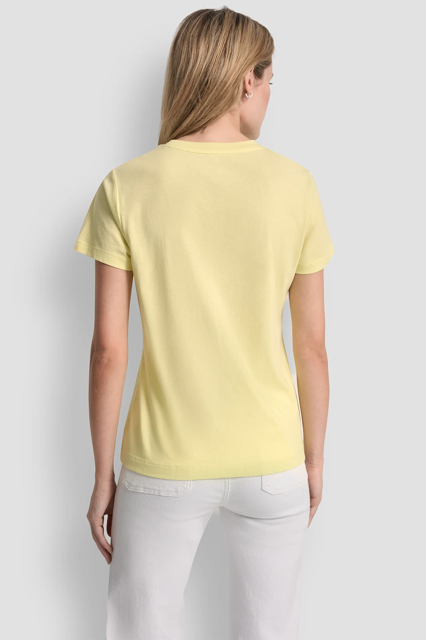 DKNY JEANS STACK LOGO RHINESTONE TEE - Image 3
