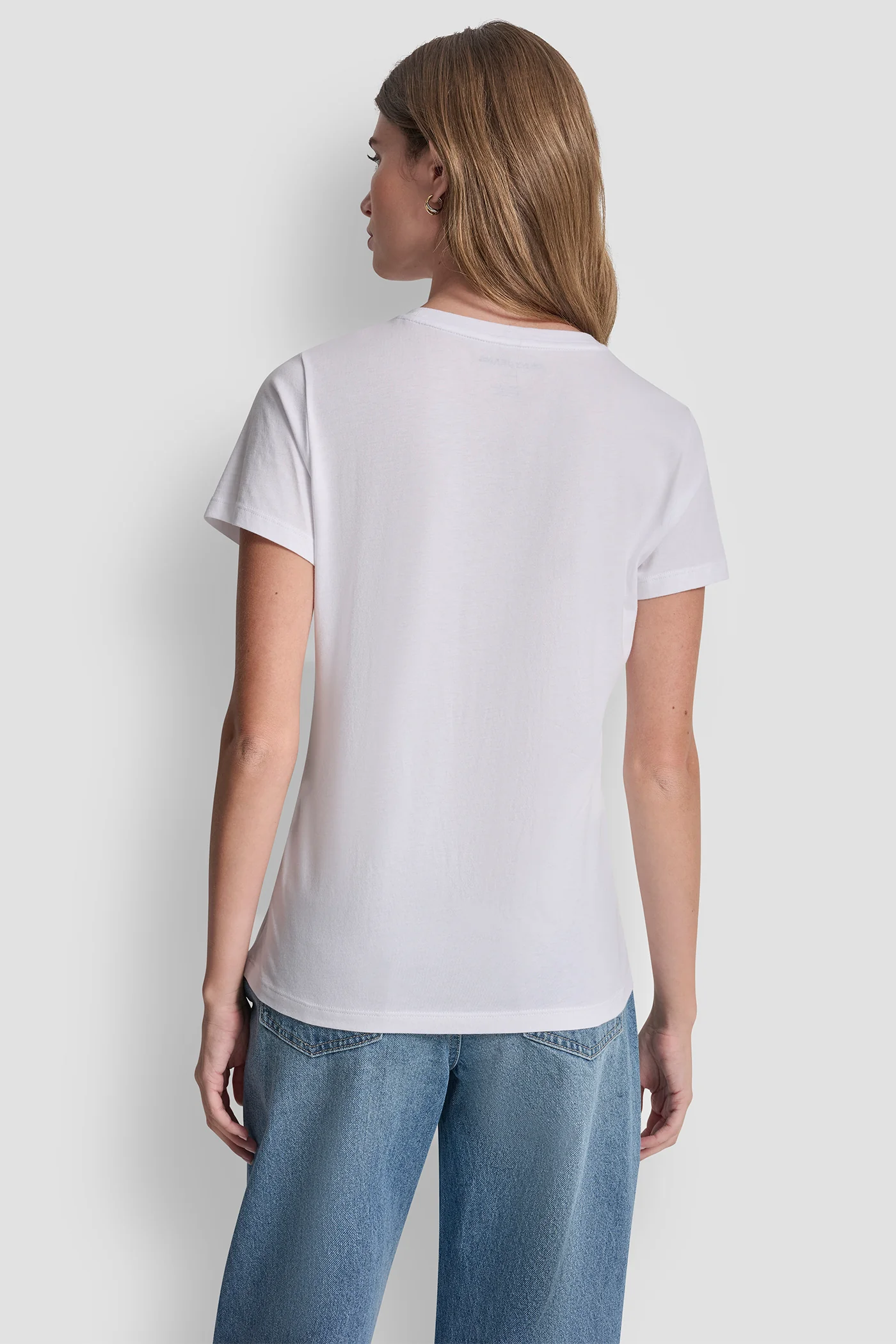 DKNY STACKED EYELET LOGO TEE - Image 3