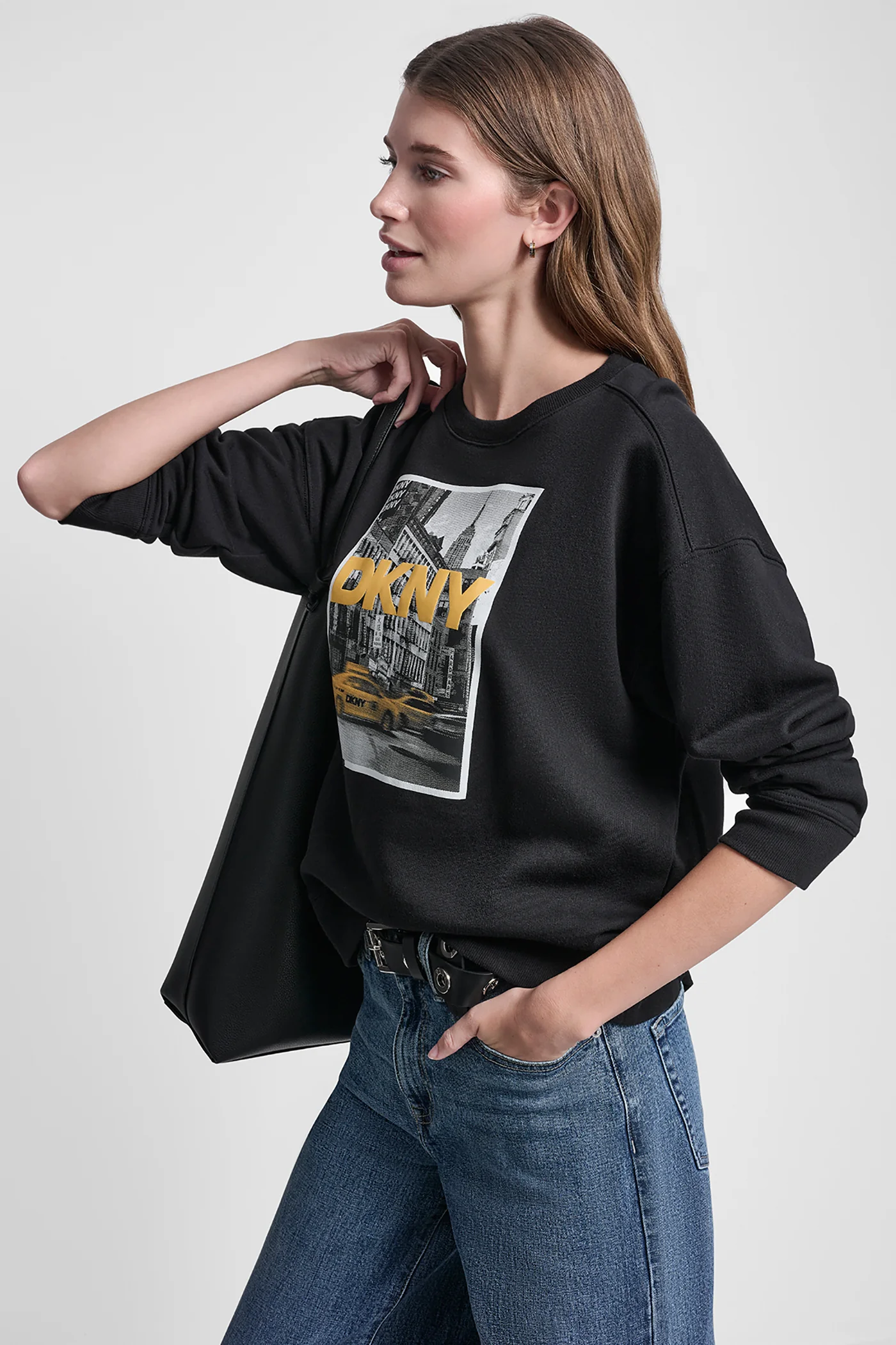 DKNY TAXI PHOTOREAL LOGO SWEATSHIRT - Image 3