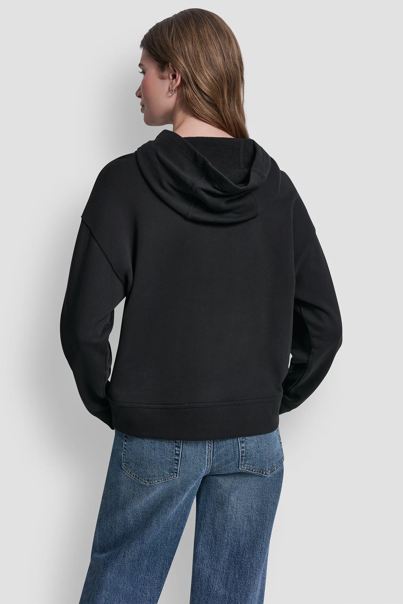 STACKED RHINESTONE FOIL LOGO HOODIE - Image 2