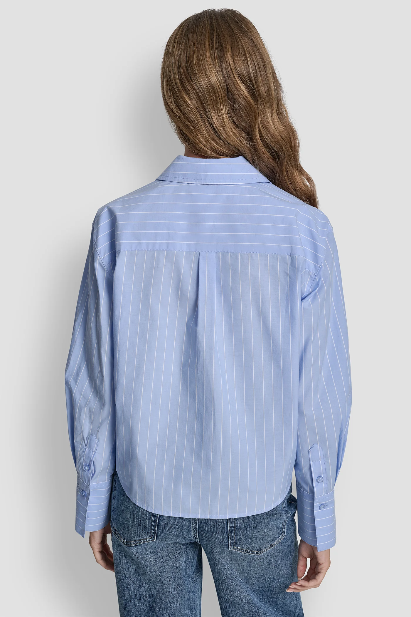 POPLIN BUTTON FRONT SHIRT WITH SEQUINS - Image 2