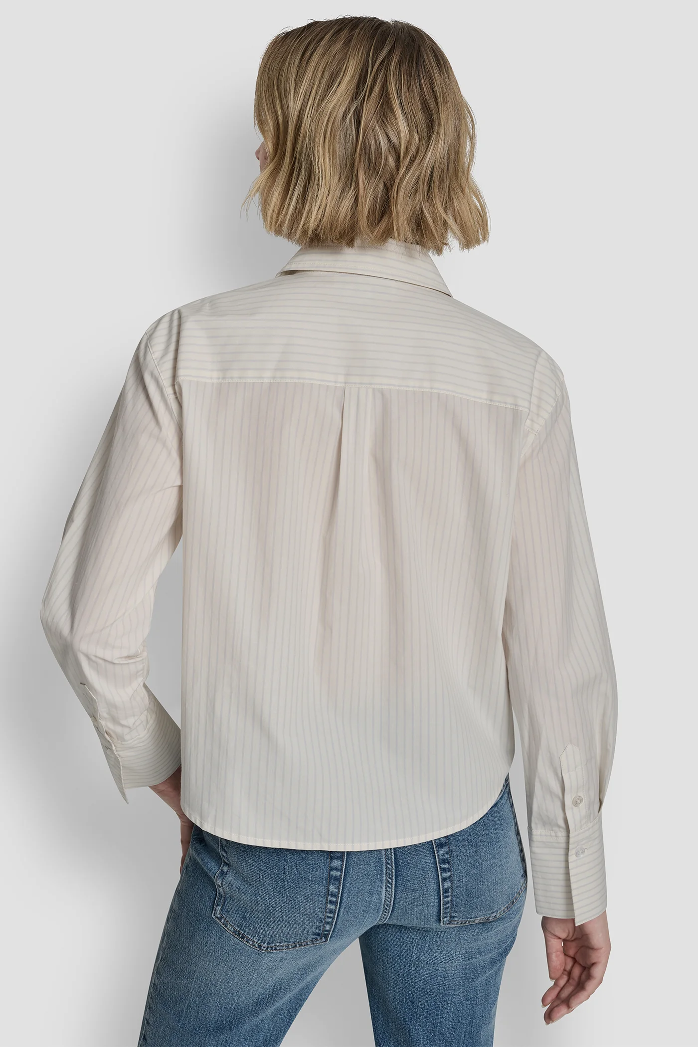 POPLIN BUTTON FRONT SHIRT WITH SEQUINS - Image 2