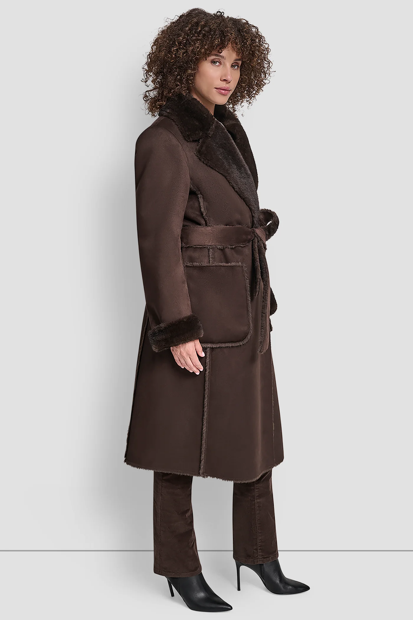 BELTED FAUX SHERLING - Image 3