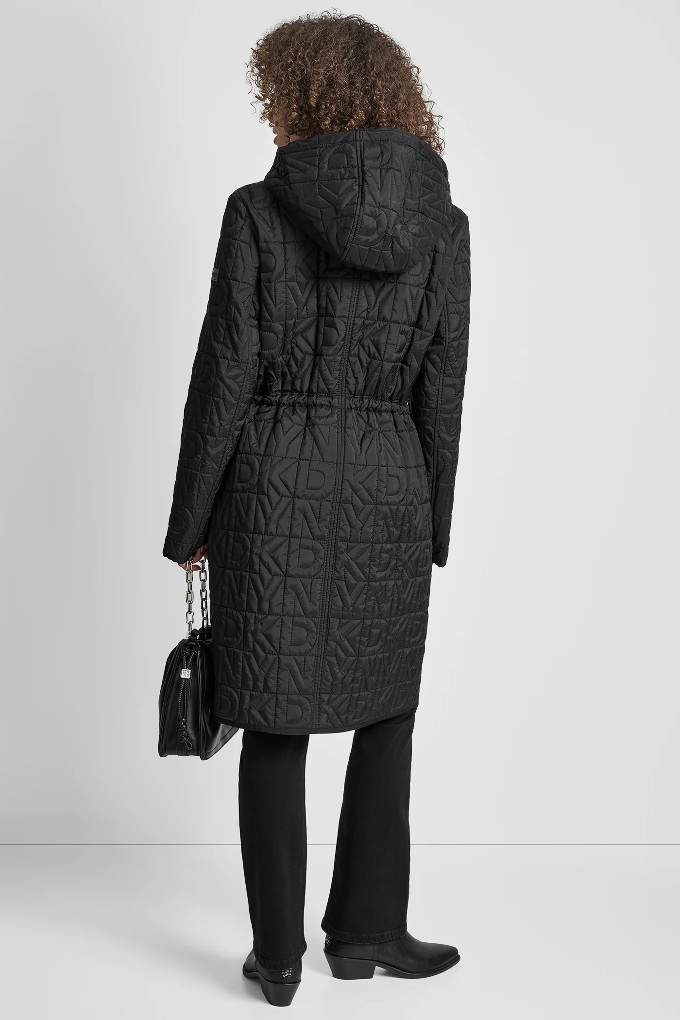 LONG QUILTED COAT - Image 2