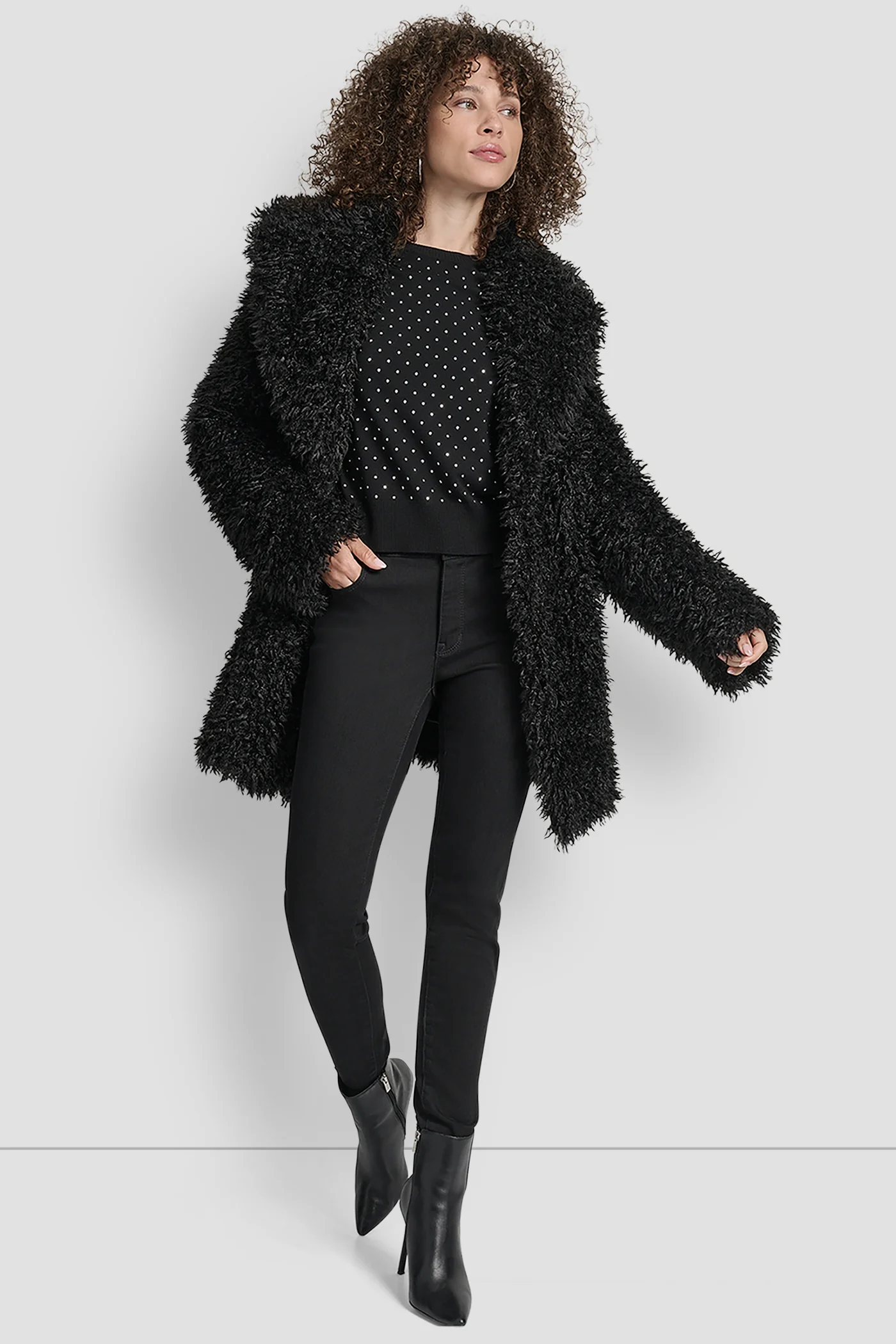 FAUX TEDDY FUR JACKET - Image 7