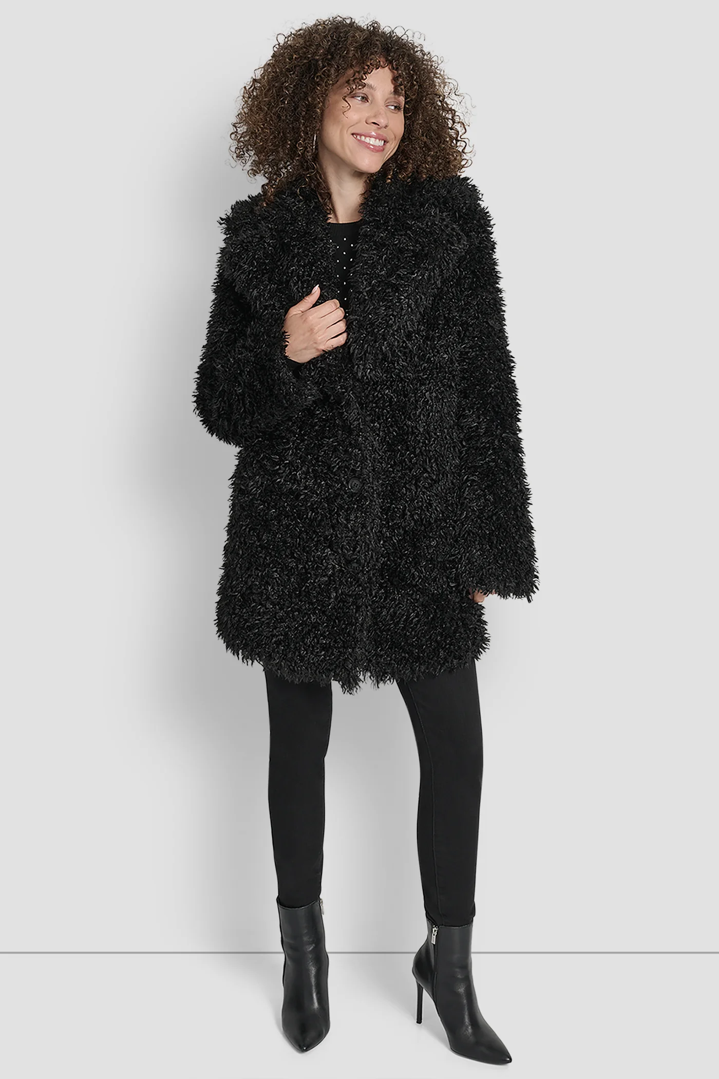FAUX TEDDY FUR JACKET - Image 9
