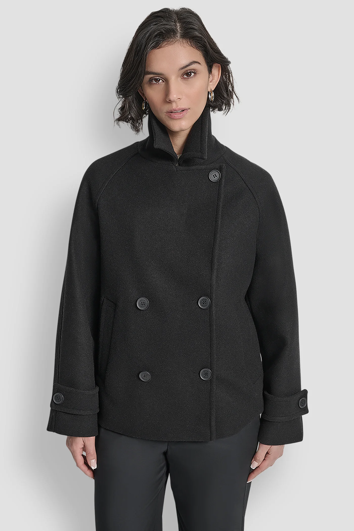 SHORT FAUX WOOL JACKET - Image 2