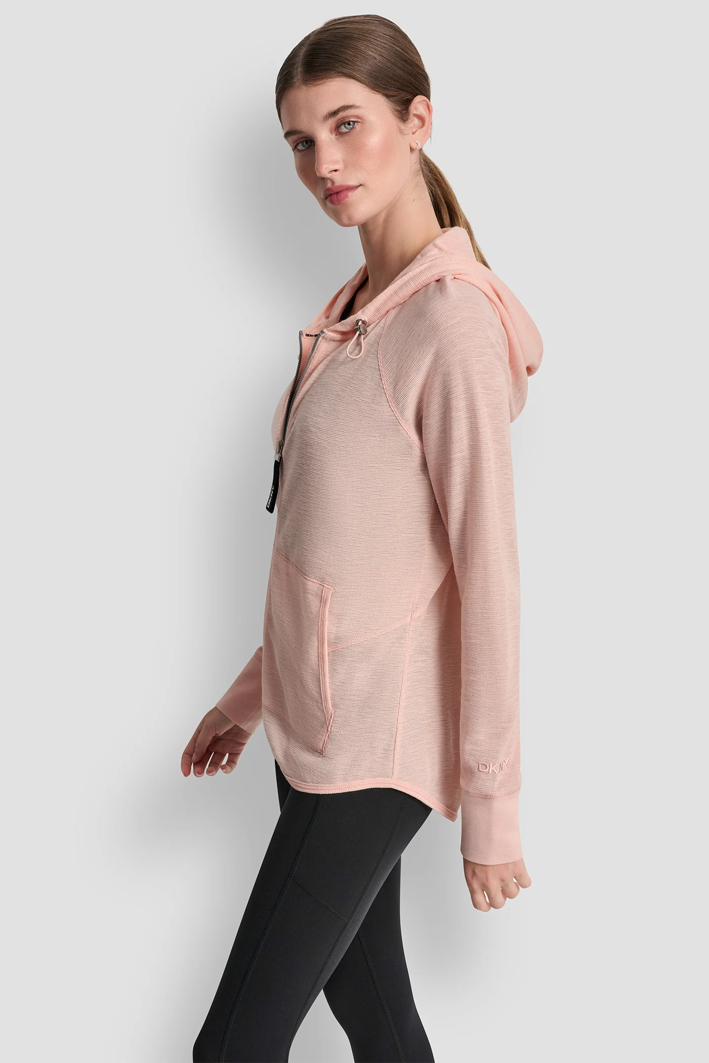 WAFFLE-KNIT HOODED JACKET - Image 3