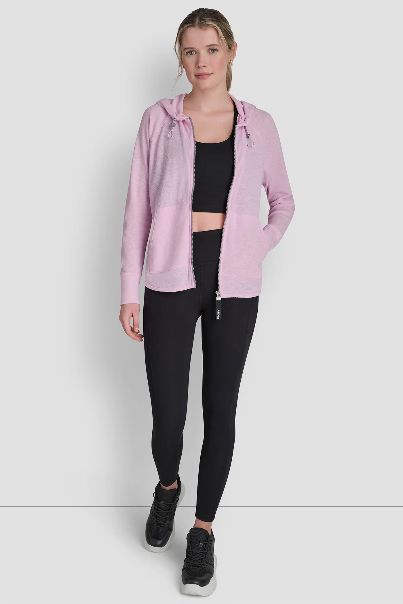 WAFFLE-KNIT HOODED JACKET - Image 4
