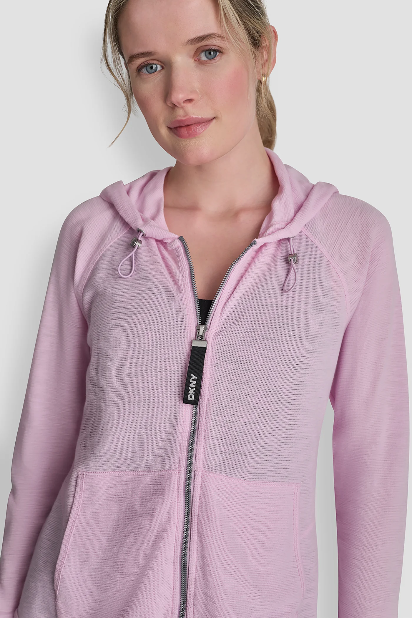 WAFFLE-KNIT HOODED JACKET - Image 5