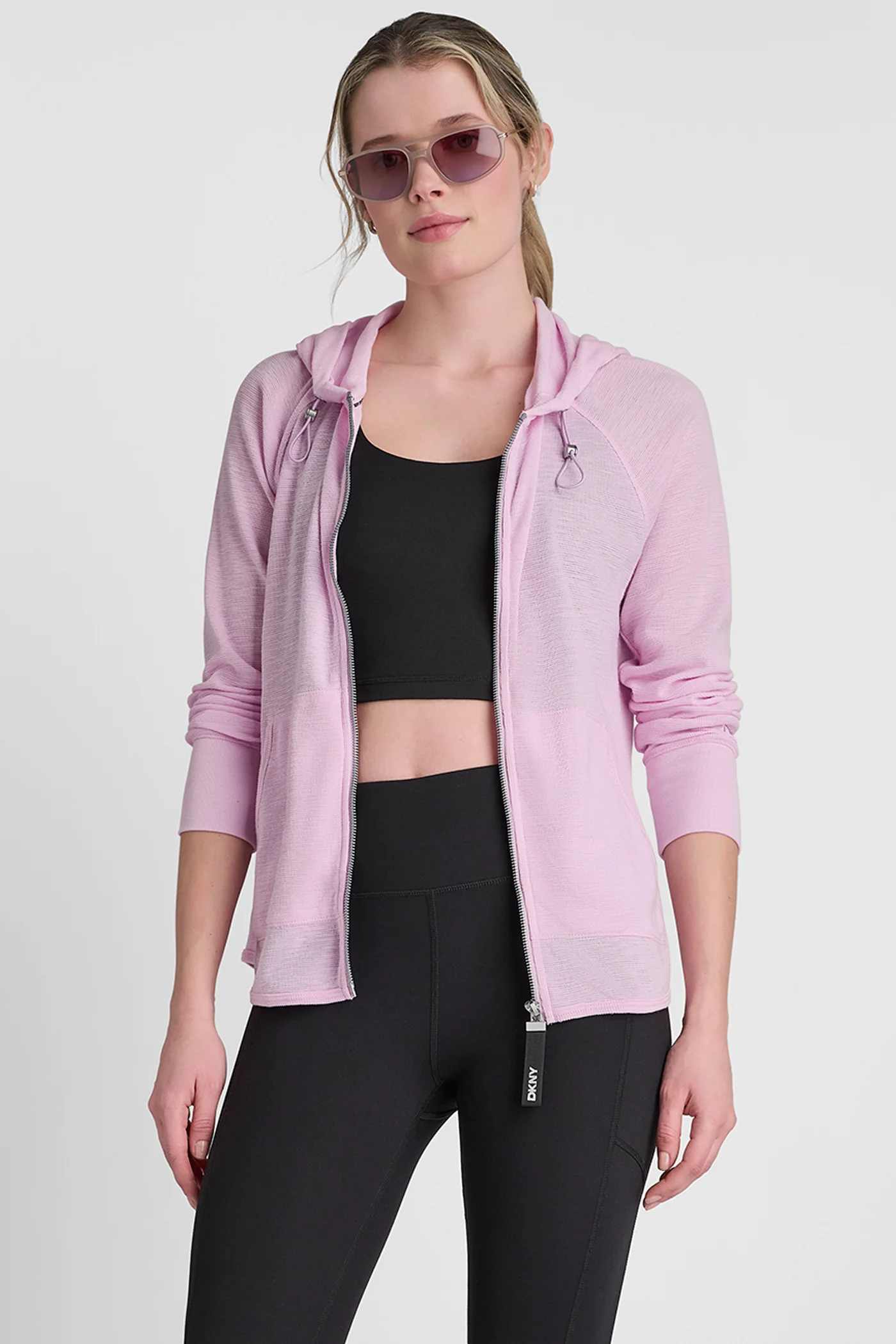 WAFFLE-KNIT HOODED JACKET - Image 7