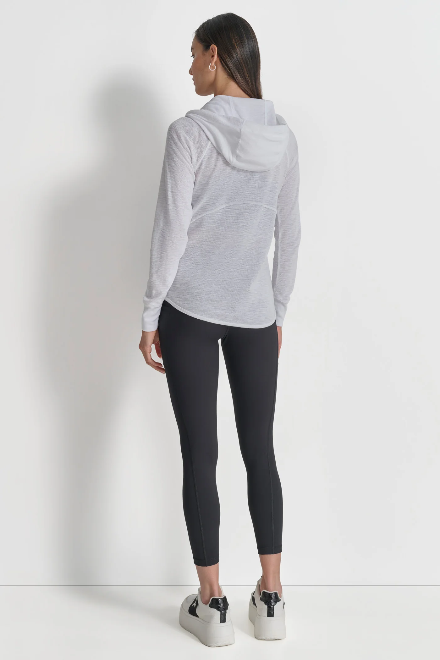 WAFFLE-KNIT HOODED JACKET - Image 2