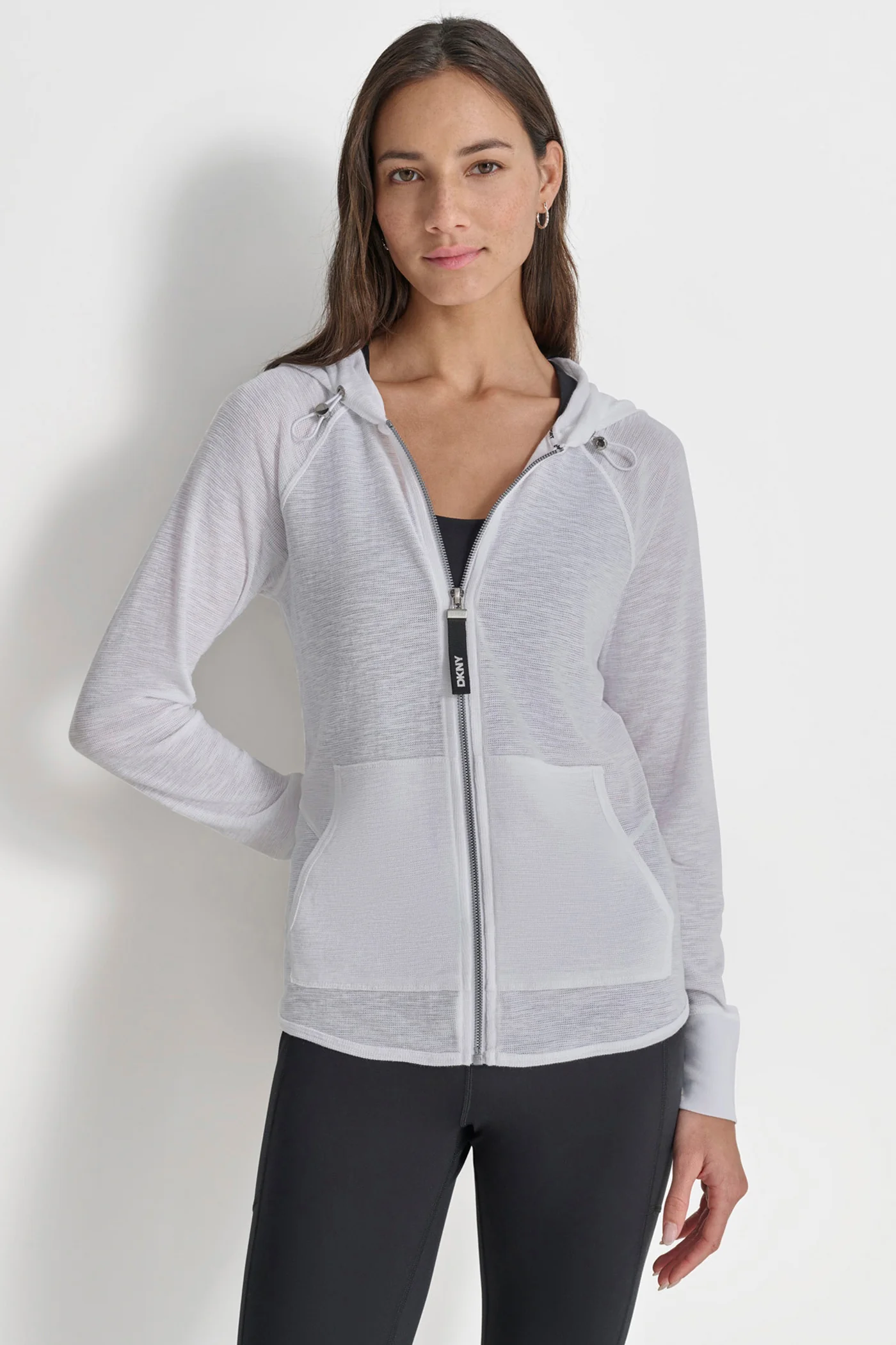 WAFFLE-KNIT HOODED JACKET - Image 5