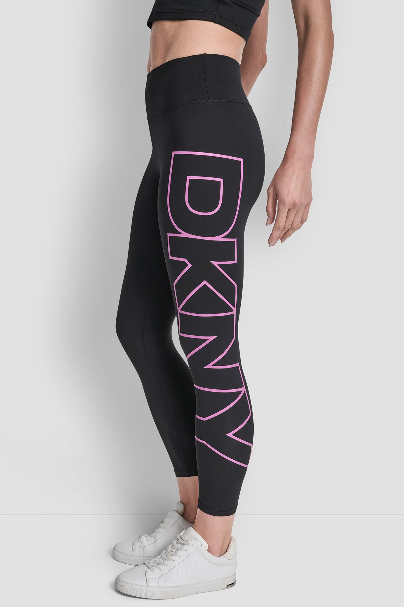 HIGH WAIST 7/8 BALANCE COMPRESSION EXPLODED LOGO LEGGING - Image 3