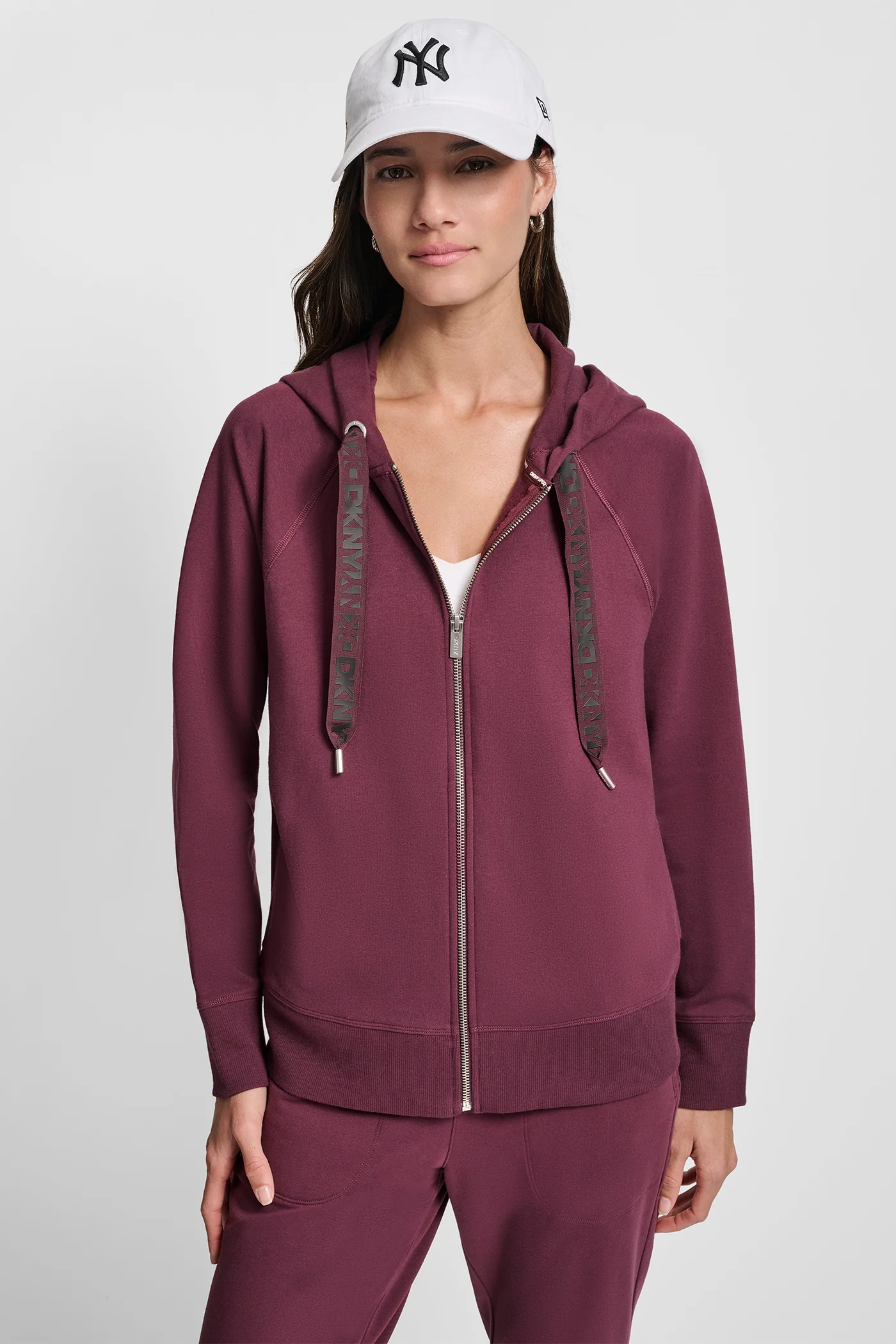 TWO-TONE LOGO DRAWSTRING HOODIE - Image 2