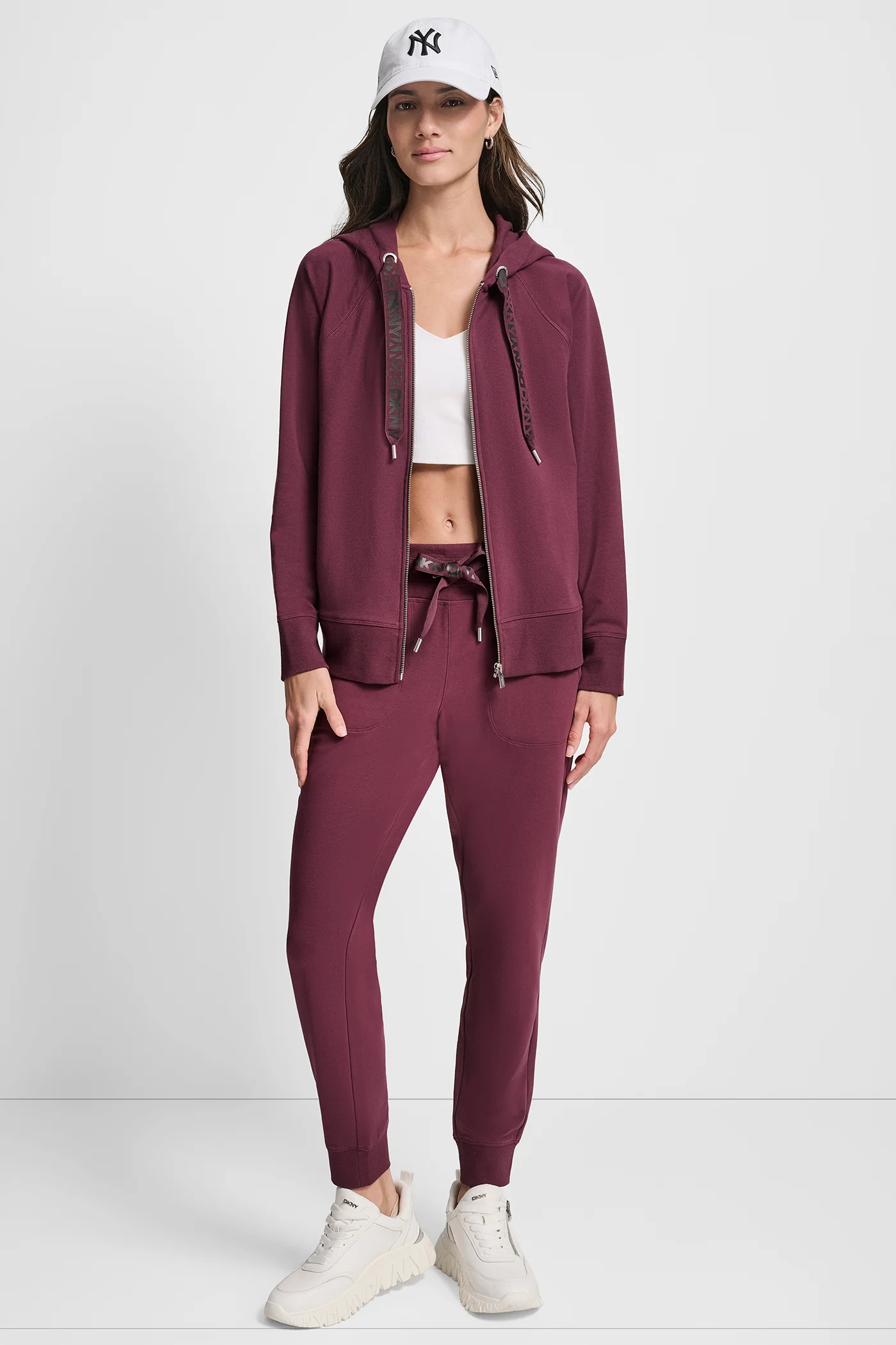 TWO-TONE LOGO DRAWSTRING HOODIE - Image 6