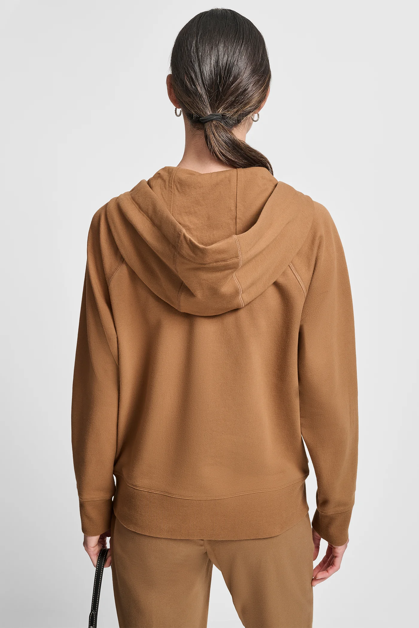 TWO-TONE LOGO DRAWSTRING HOODIE - Image 2