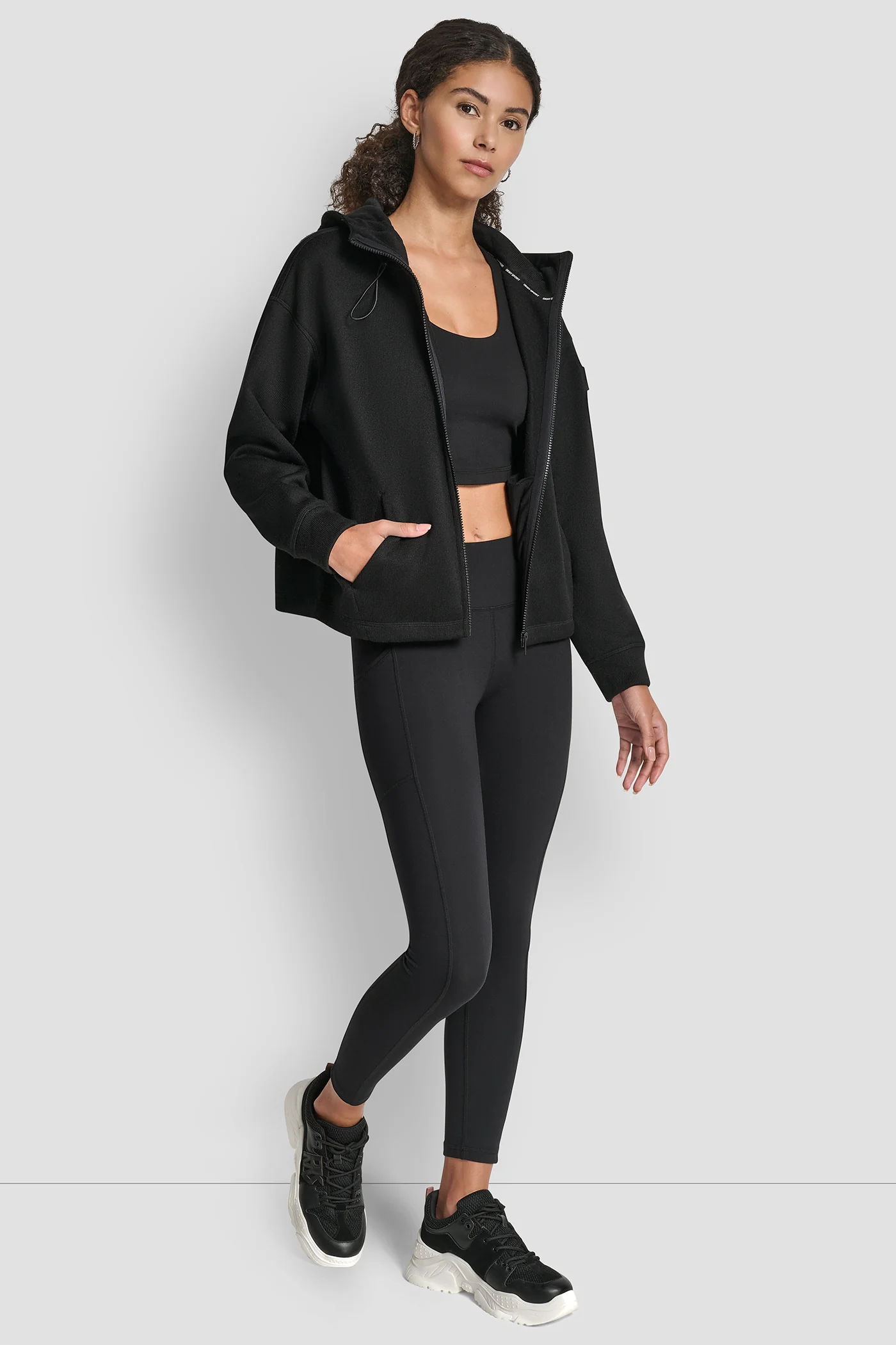 FULL ZIP HOODIE WITH BUNGEES - Image 7