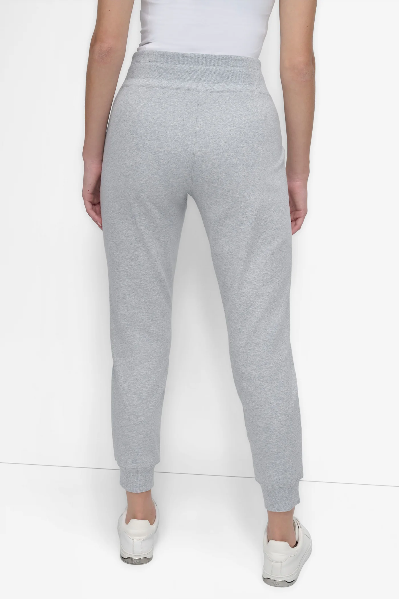 HIGH RISE TWO TONE LOGO DRAWSTRING JOGGER - Image 3