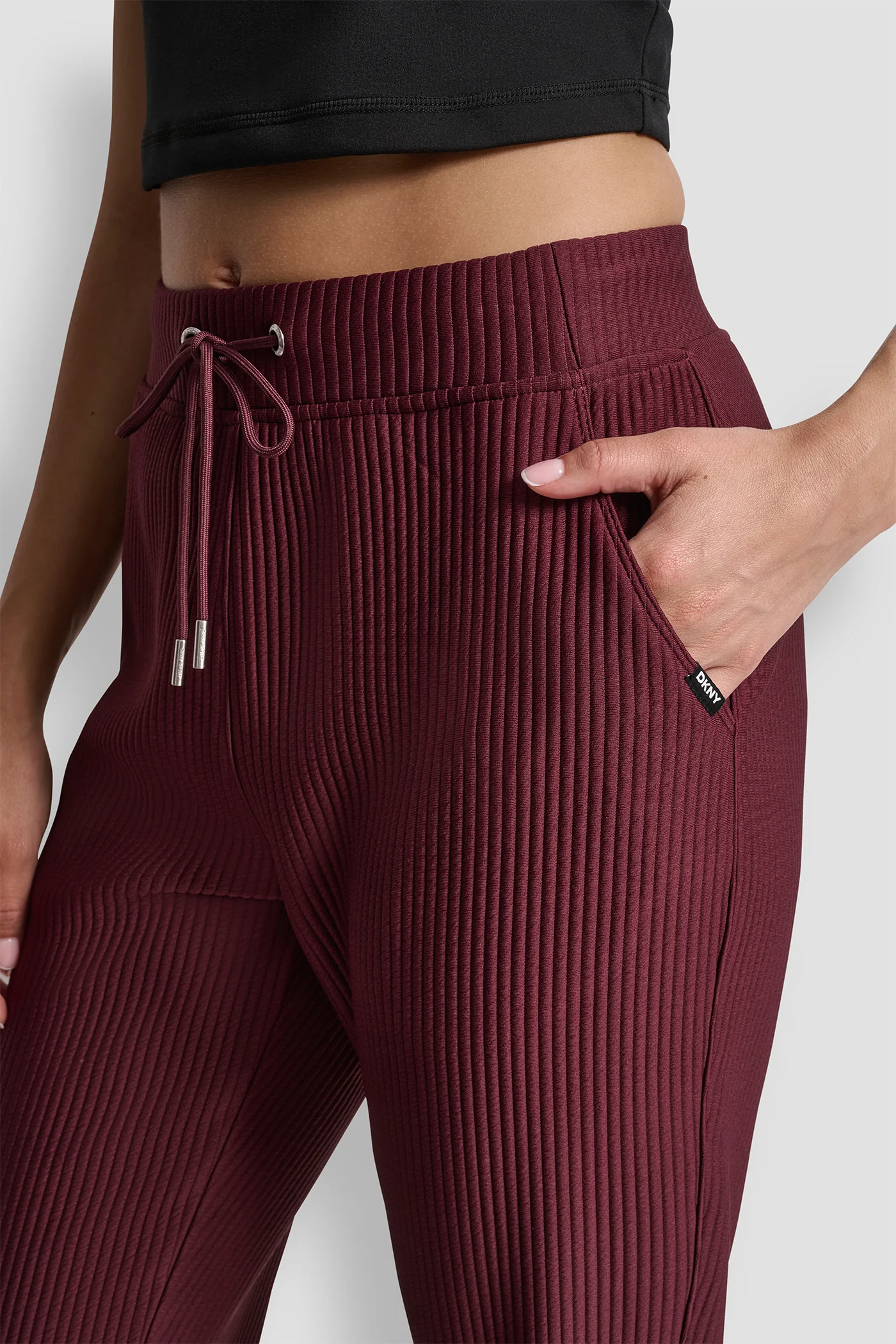 HIGH-RISE RIB-KNIT JOGGER - Image 4