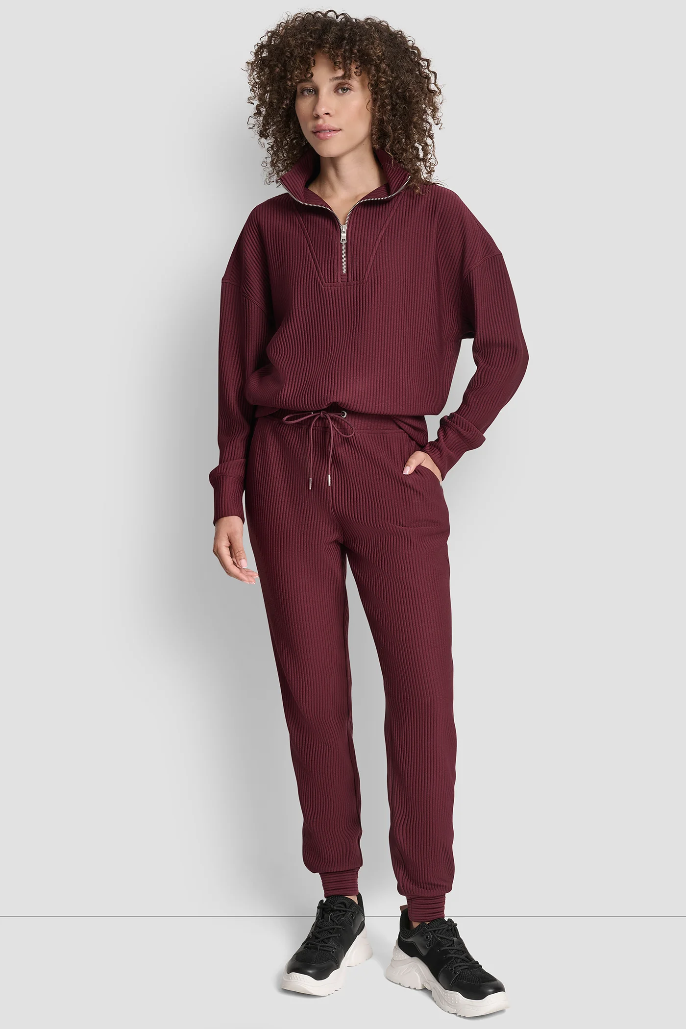 HIGH-RISE RIB-KNIT JOGGER - Image 5