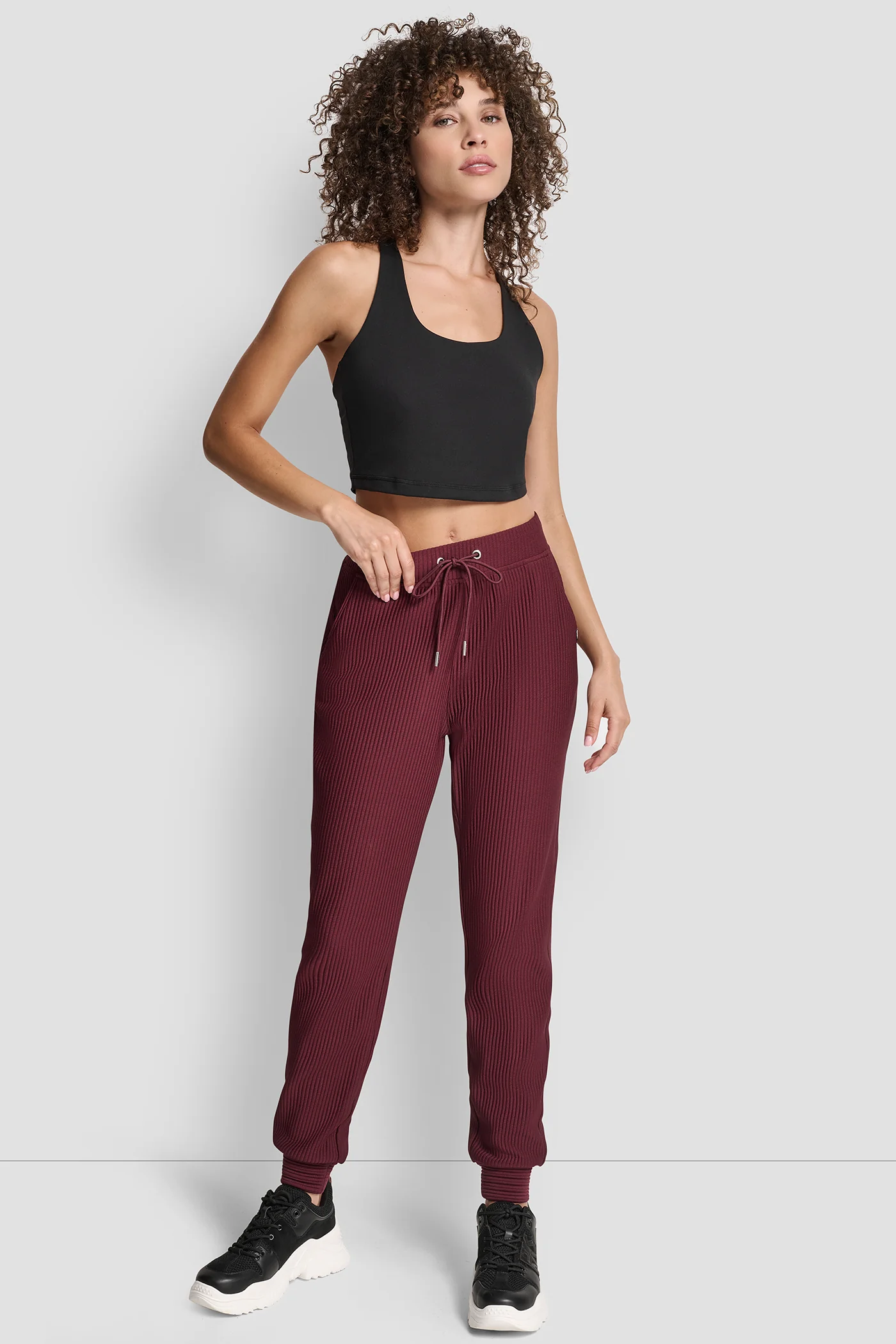 HIGH-RISE RIB-KNIT JOGGER - Image 6