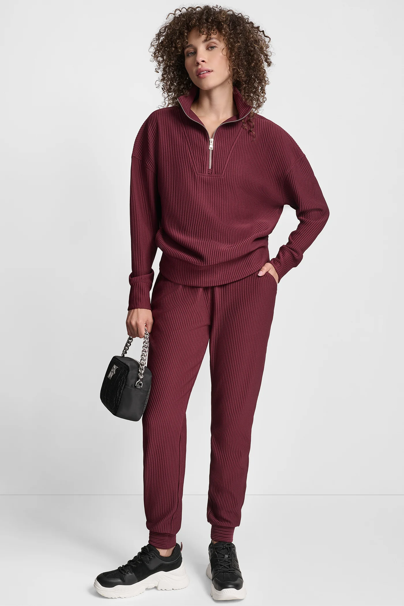 HIGH-RISE RIB-KNIT JOGGER - Image 7