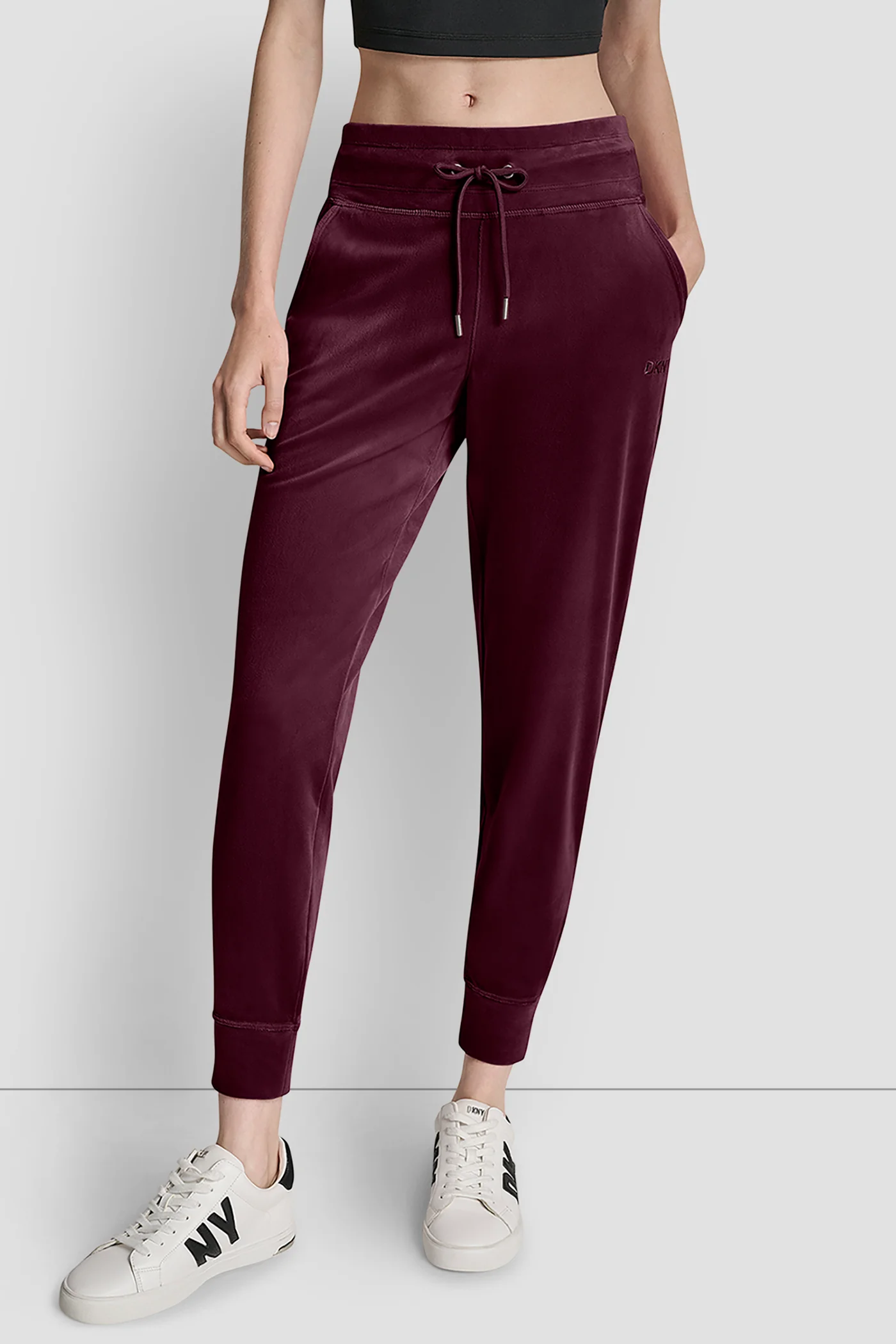 VELOUR HD EMBROIDERY LOGO SLIM FIT JOGGER - Image 2