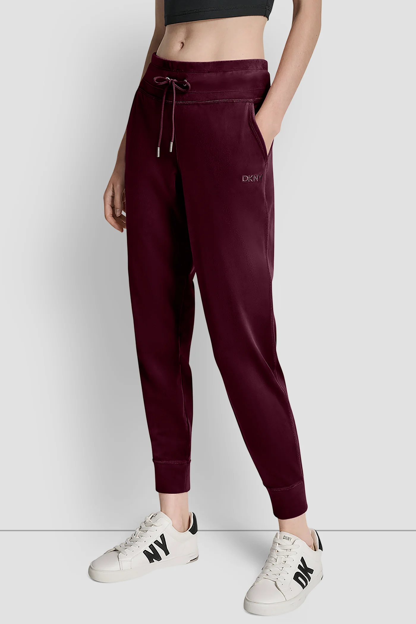 VELOUR HD EMBROIDERY LOGO SLIM FIT JOGGER - Image 4