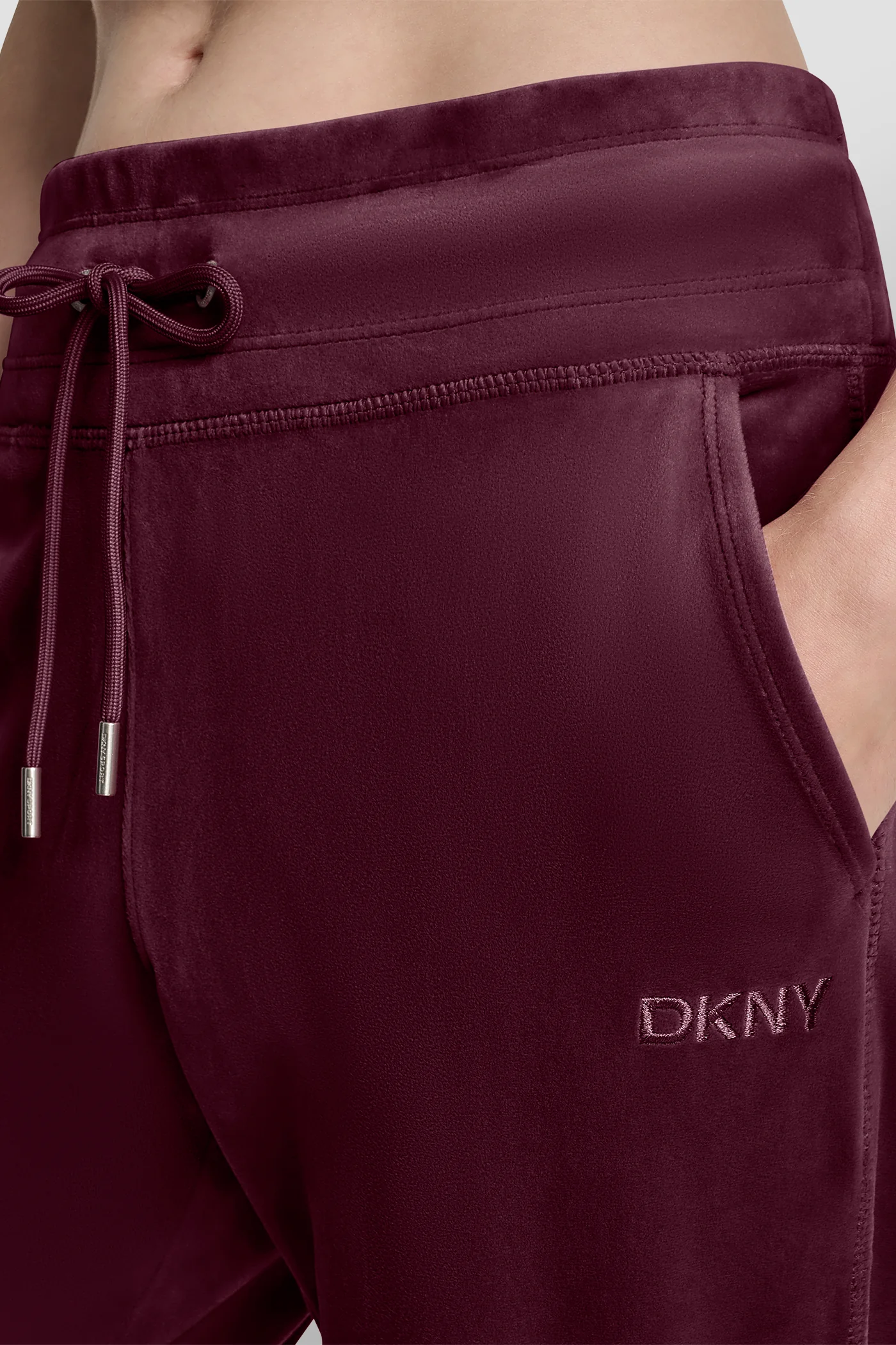 VELOUR HD EMBROIDERY LOGO SLIM FIT JOGGER - Image 5