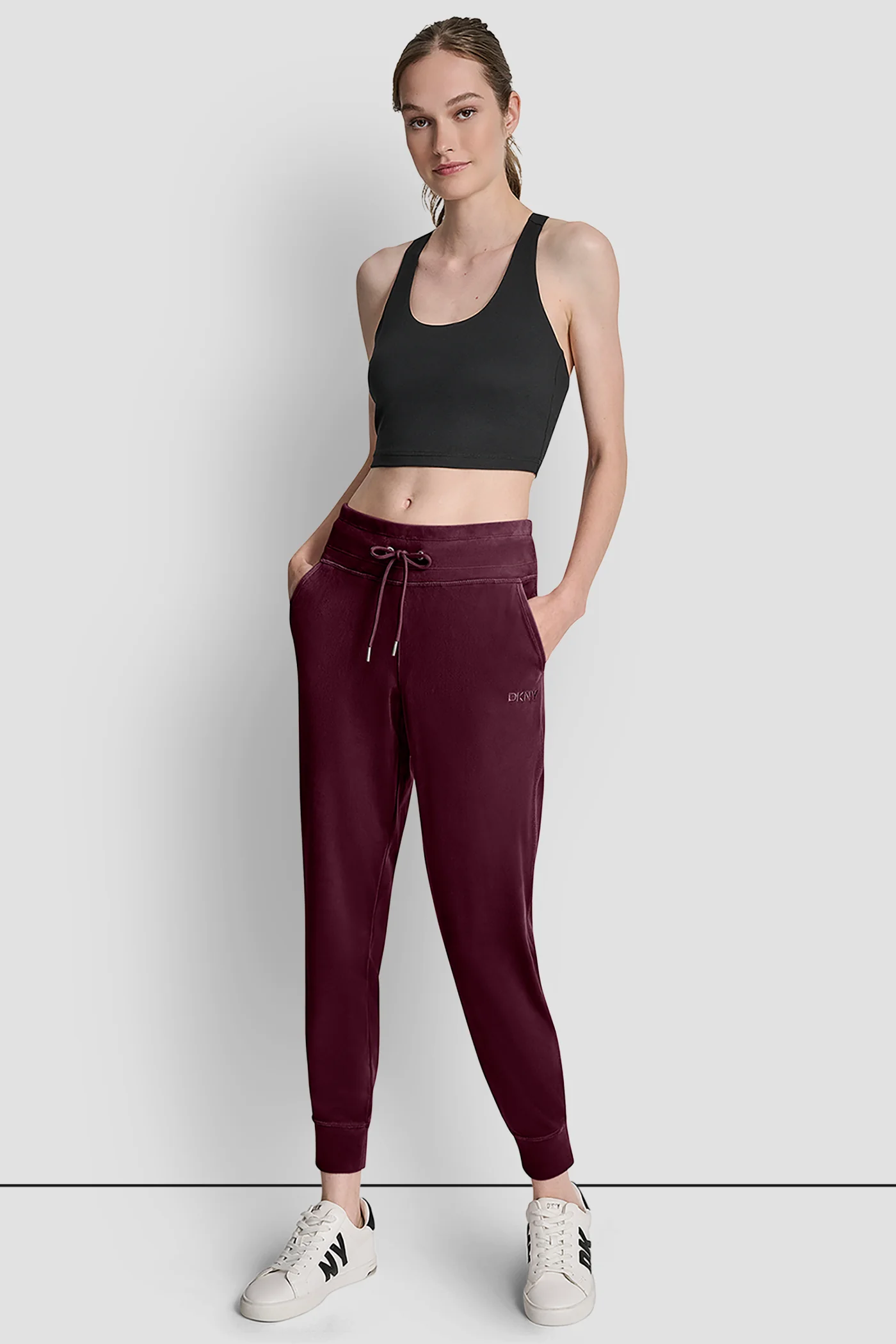 VELOUR HD EMBROIDERY LOGO SLIM FIT JOGGER - Image 6