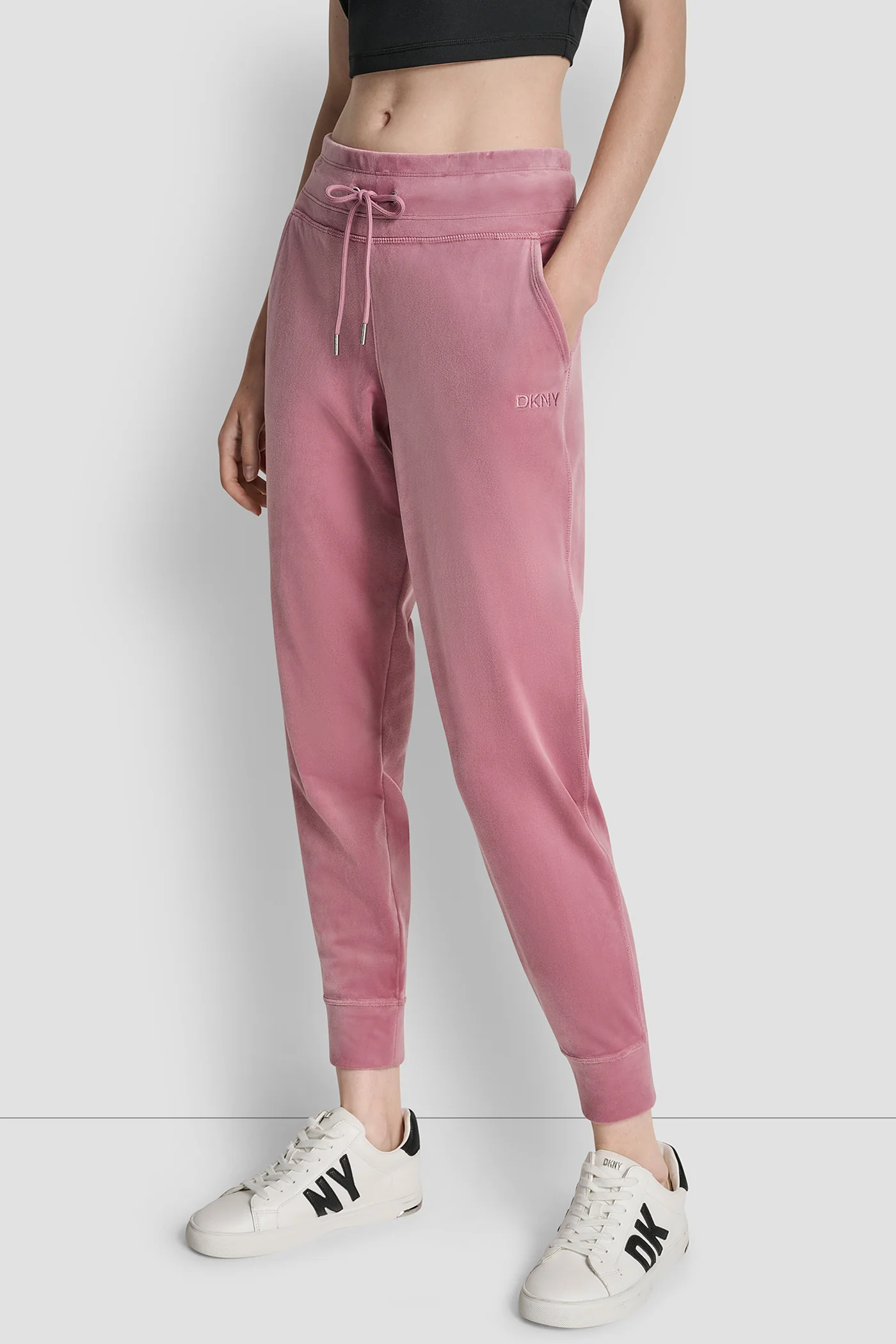 VELOUR HD EMBROIDERY LOGO SLIM FIT JOGGER - Image 3
