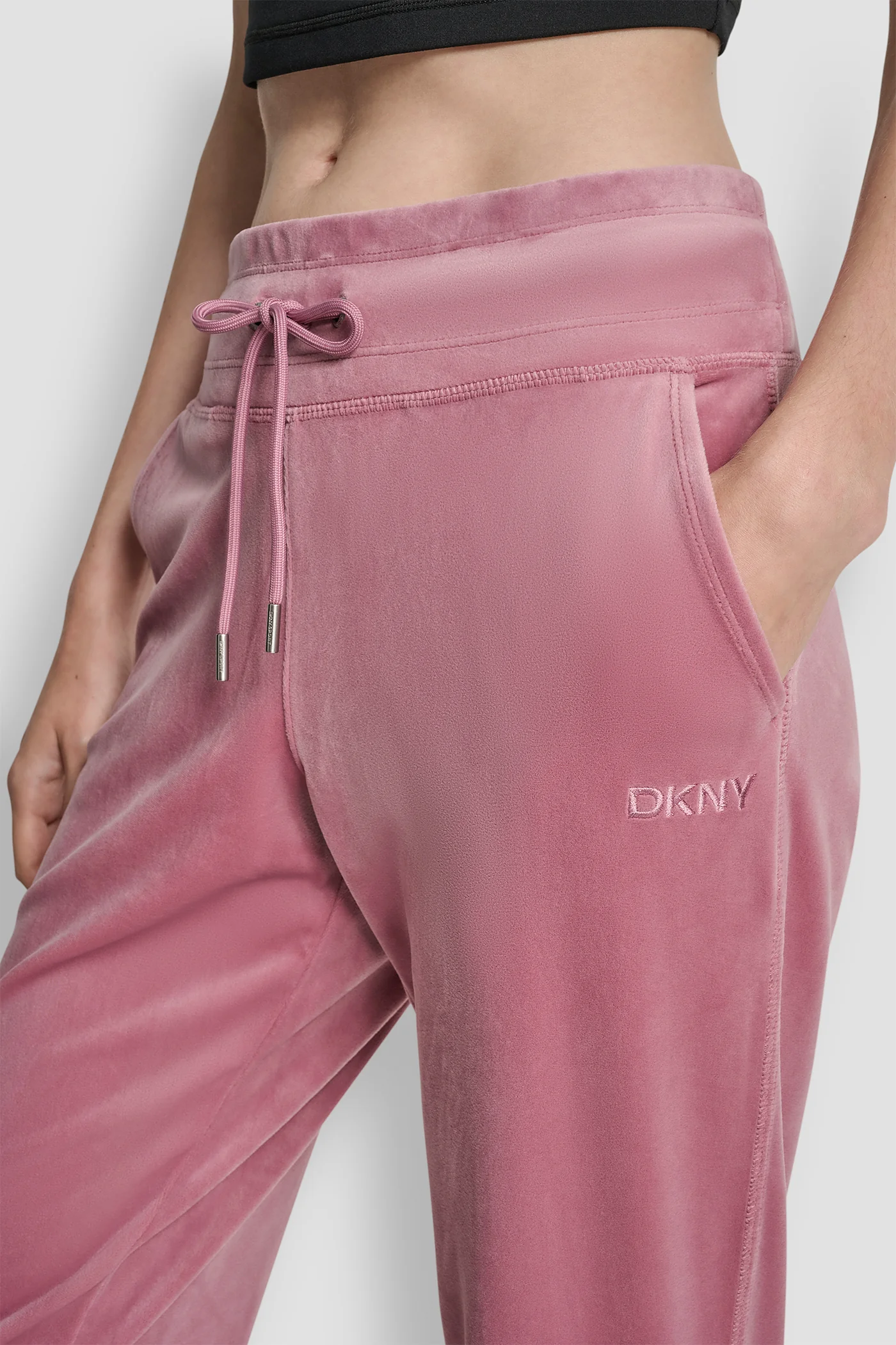 VELOUR HD EMBROIDERY LOGO SLIM FIT JOGGER - Image 4