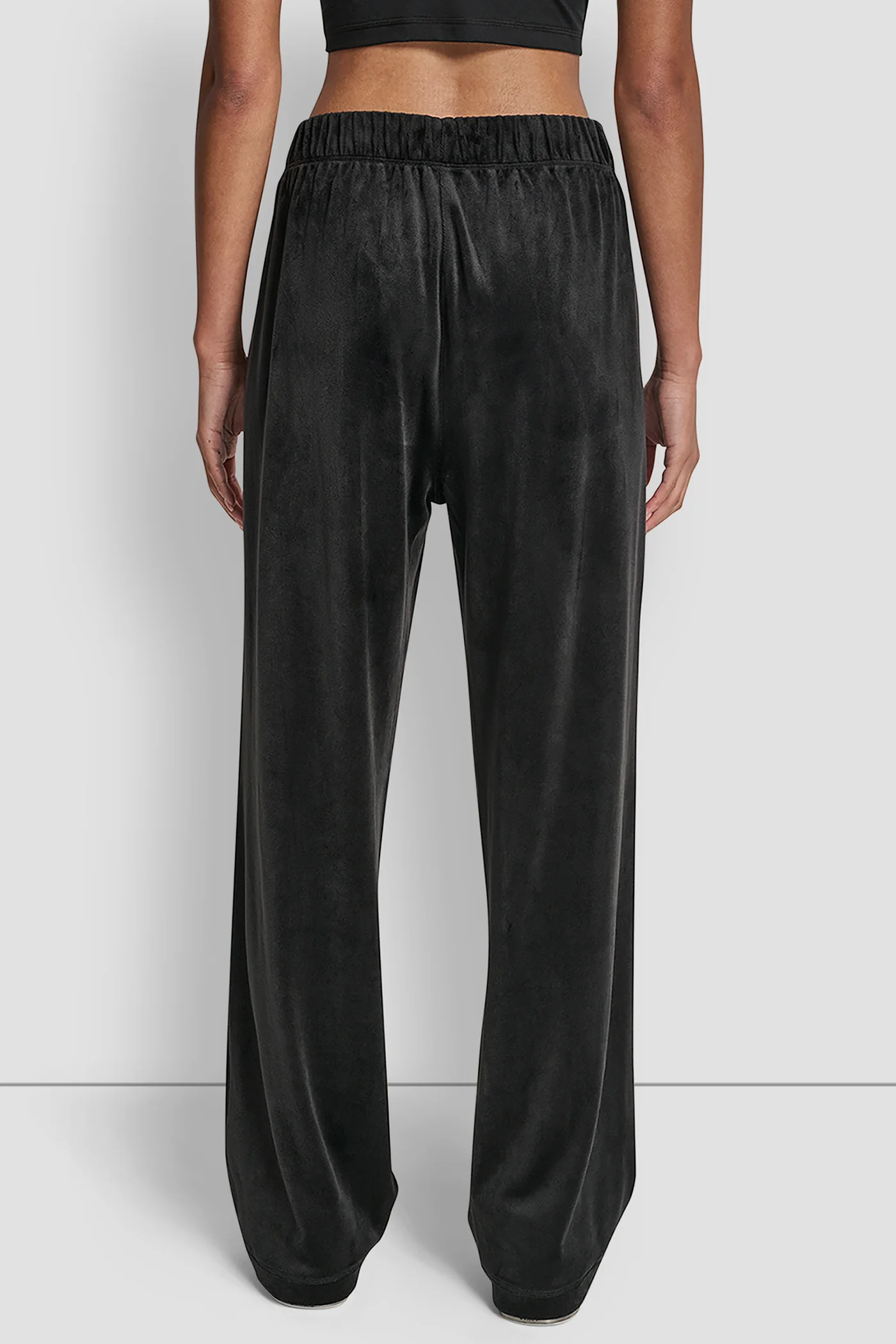 VELOUR RHINESTONE LOGO PANT - Image 2