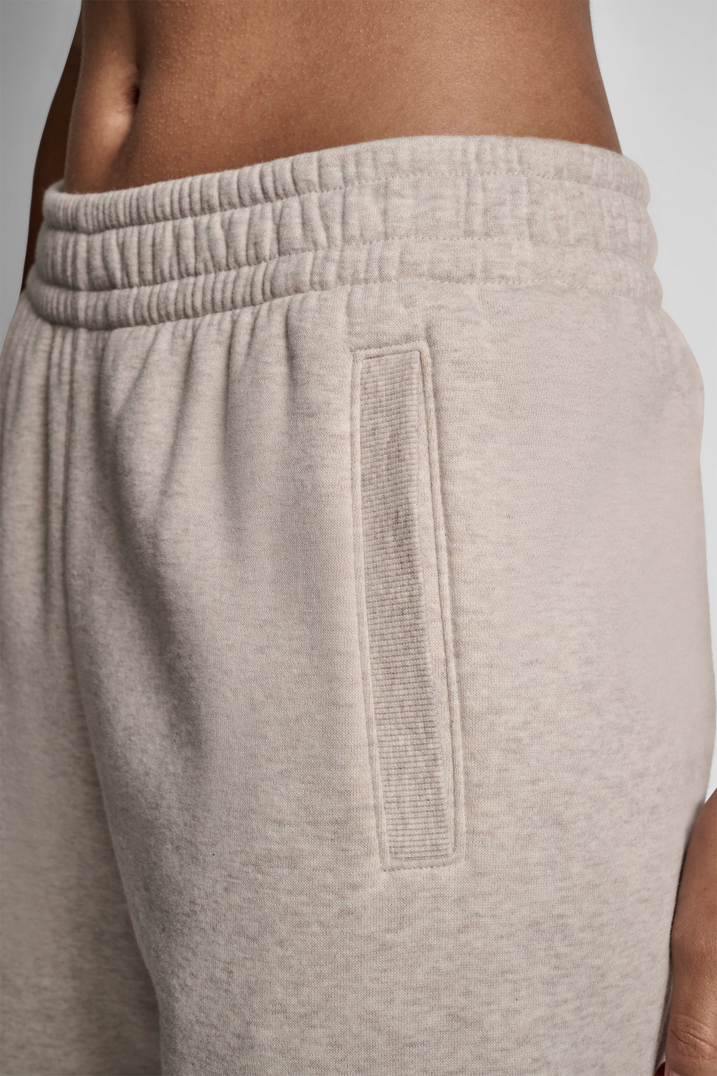 RAISED EMBROIDERY OUTLINE RHINESTONE LOGO JOGGER - Image 4