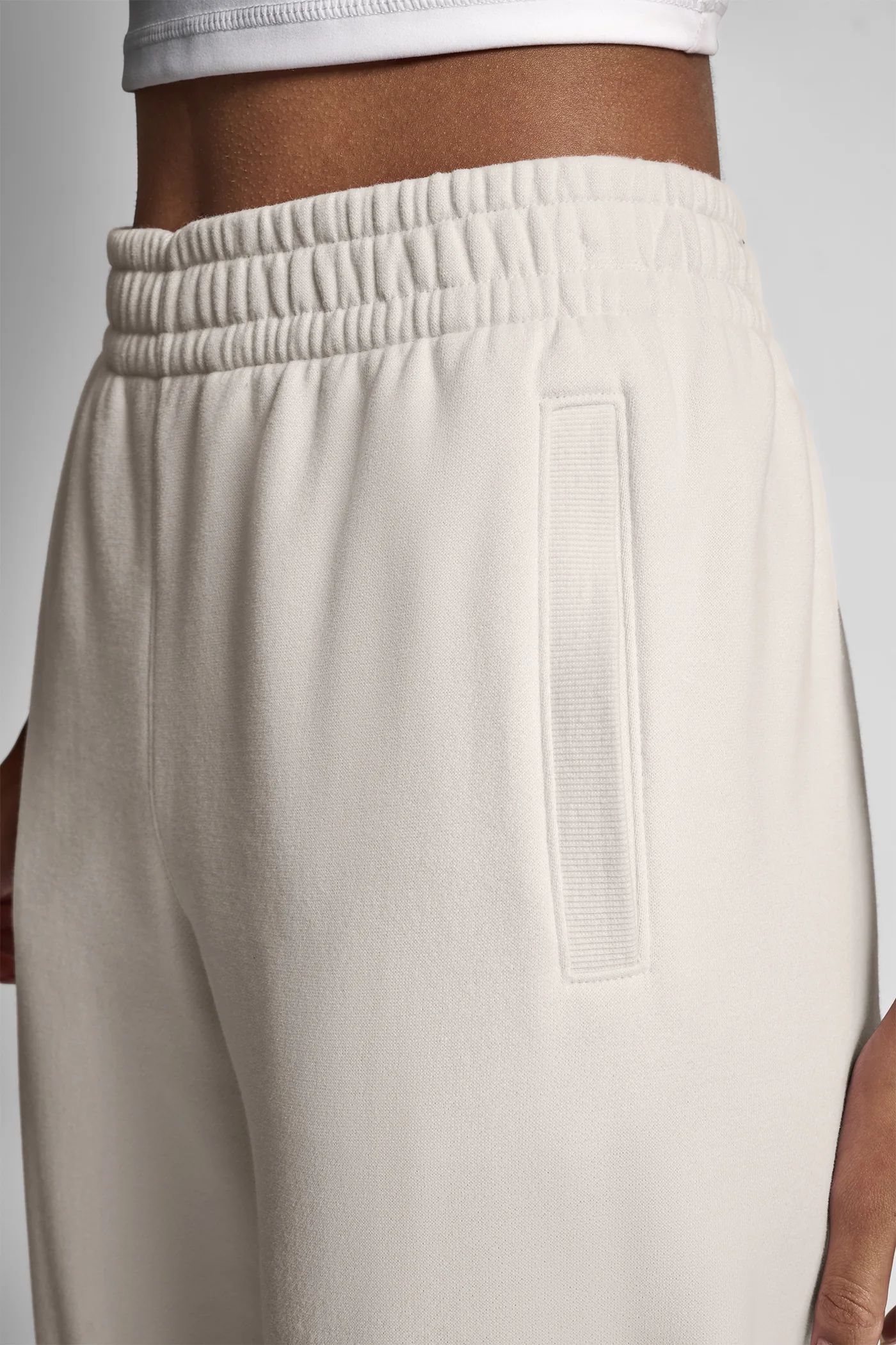 RAISED EMBROIDERY OUTLINE RHINESTONE LOGO JOGGER - Image 4