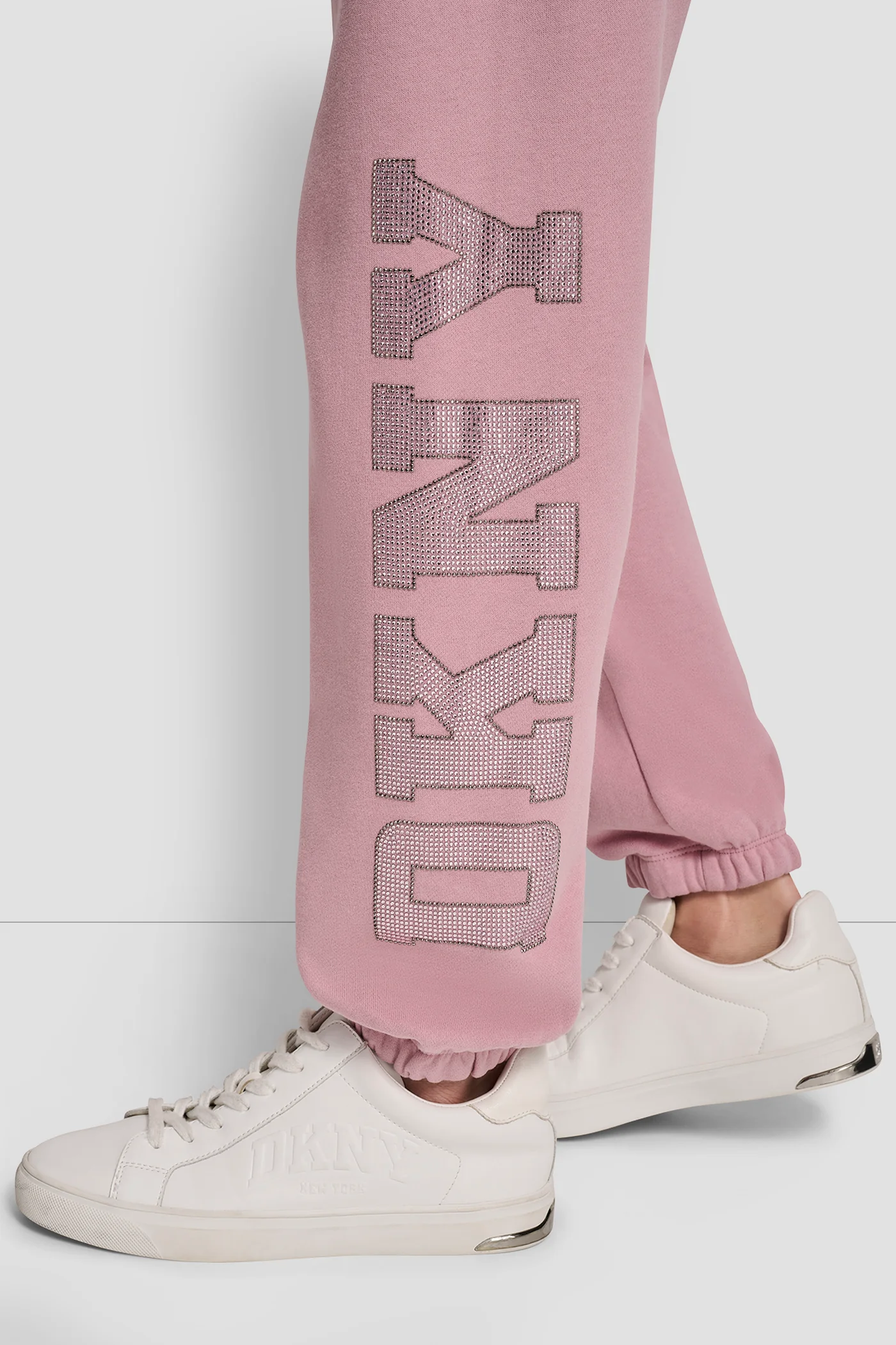 EXPLODED RHINESTONE VARISTY LOGO HIGH RISE RELAXED - Image 4