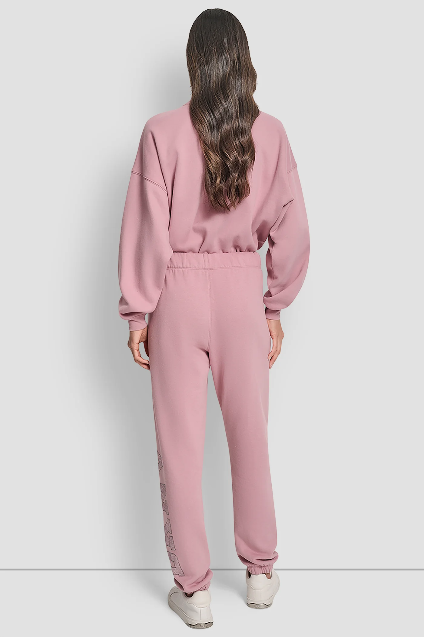 EXPLODED RHINESTONE VARISTY LOGO HIGH RISE RELAXED - Image 6
